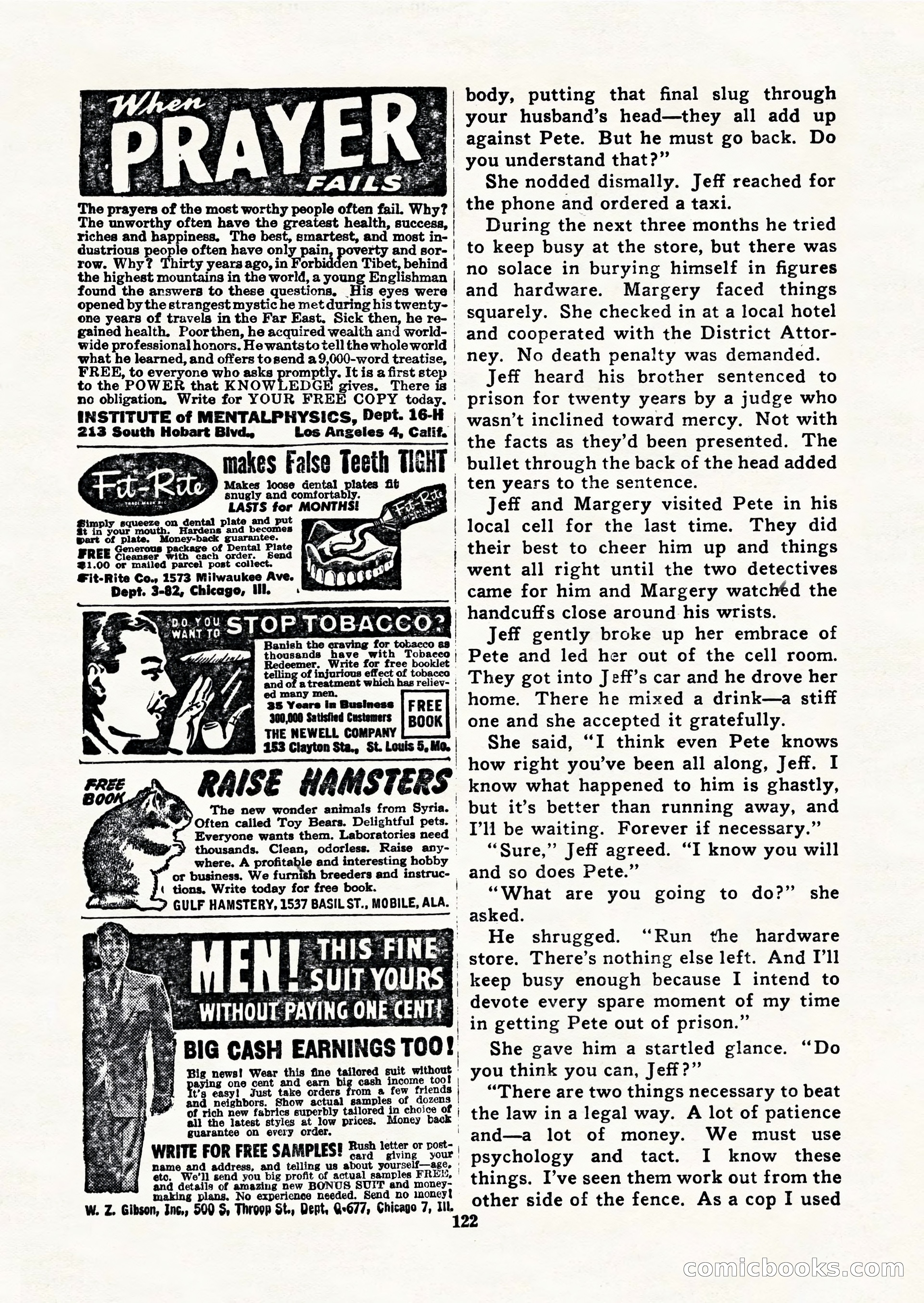 Black Book Detective, March 1949 — page 122 of 132