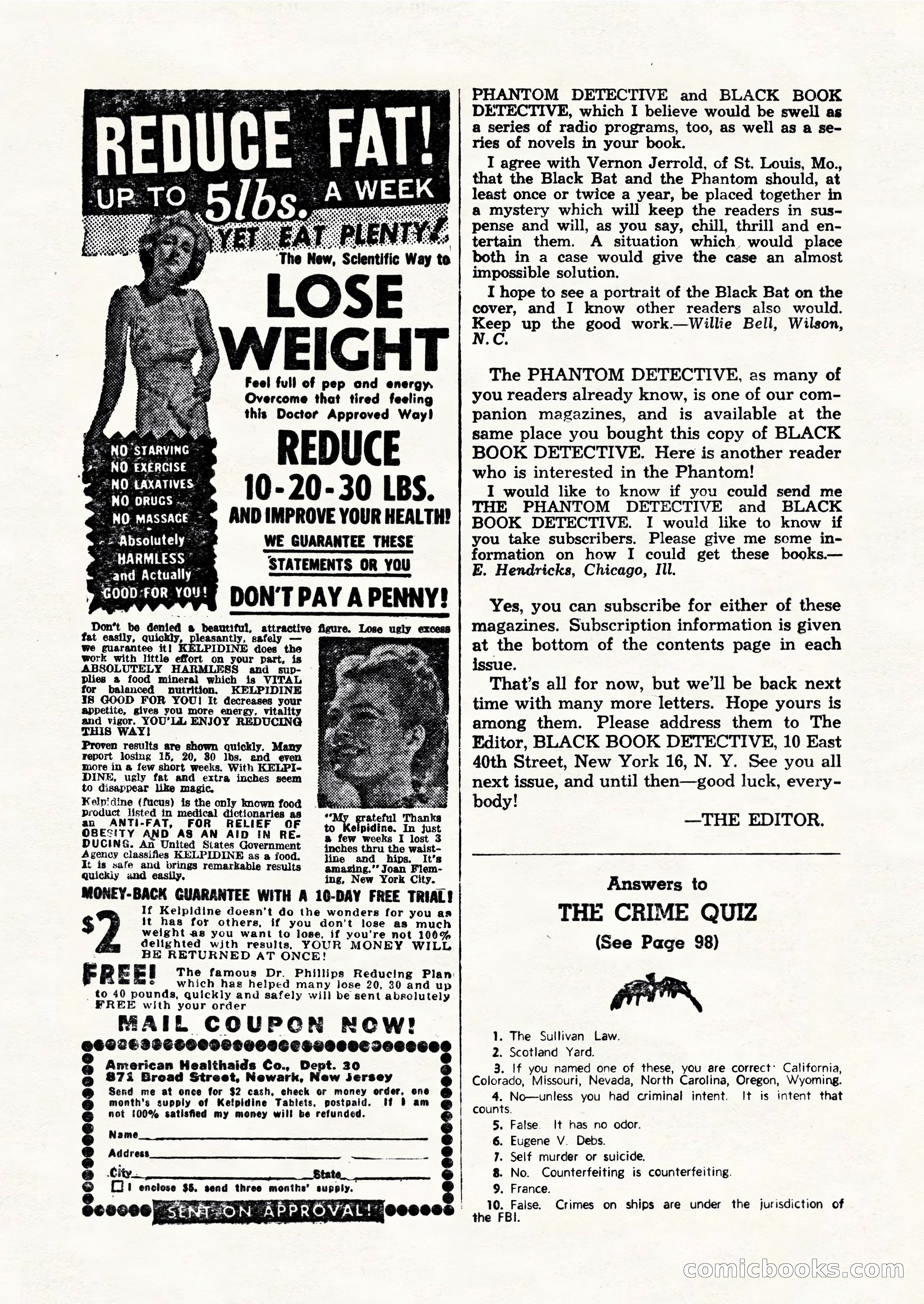 Black Book Detective, March 1949 — page 130 of 132