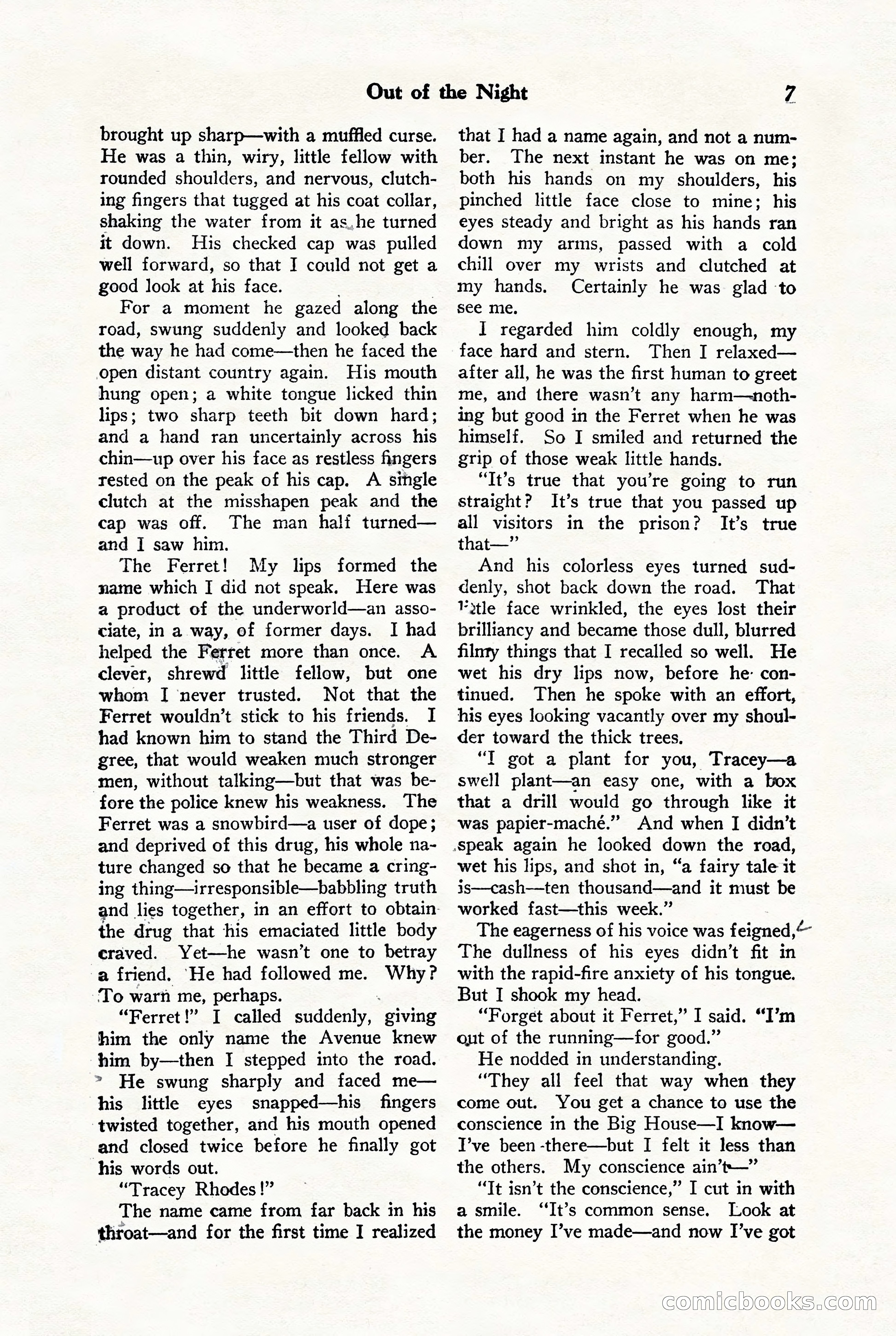 Black Mask, Vol. 9, No. 8 — page 9 of 156