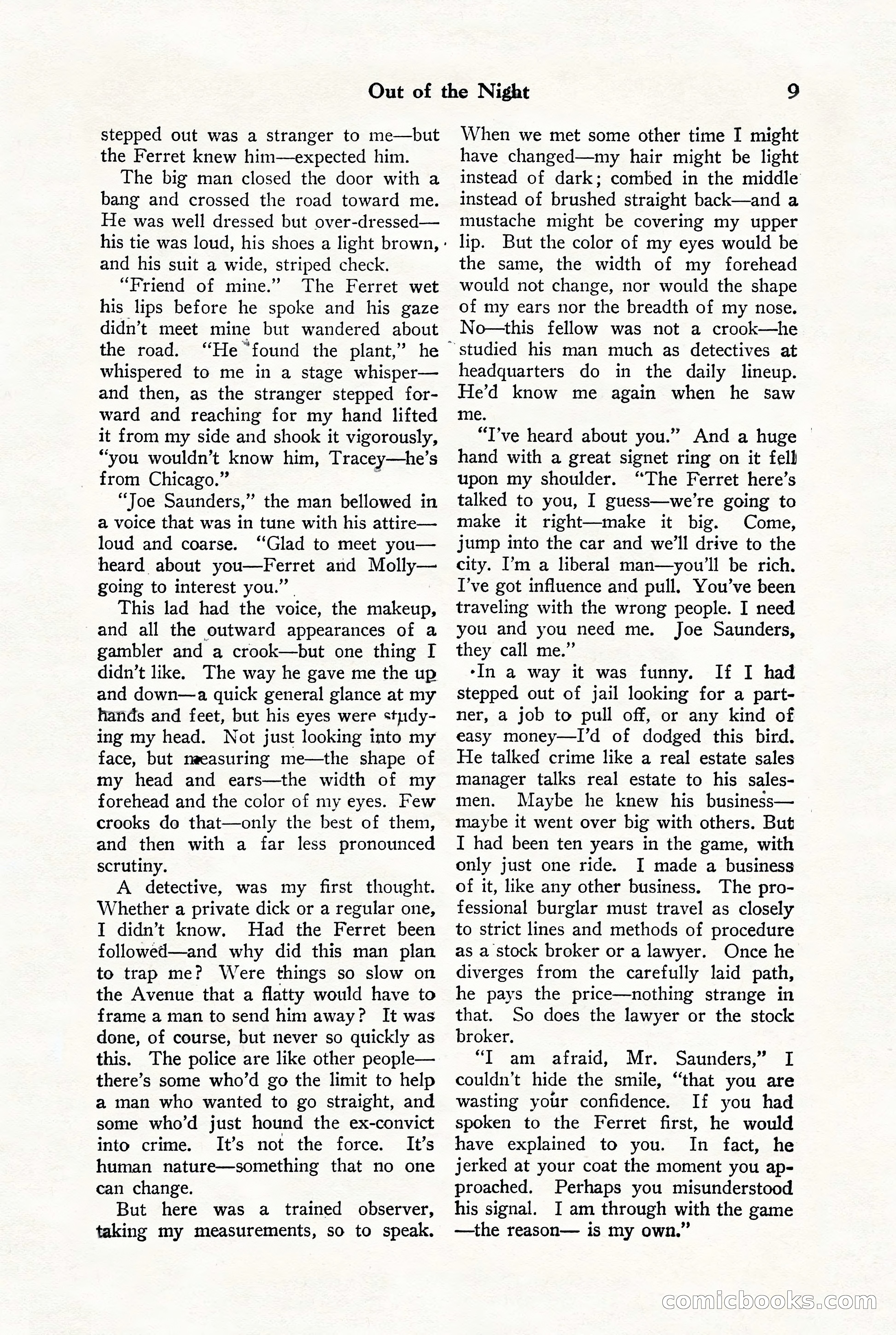 Black Mask, Vol. 9, No. 8 — page 11 of 156