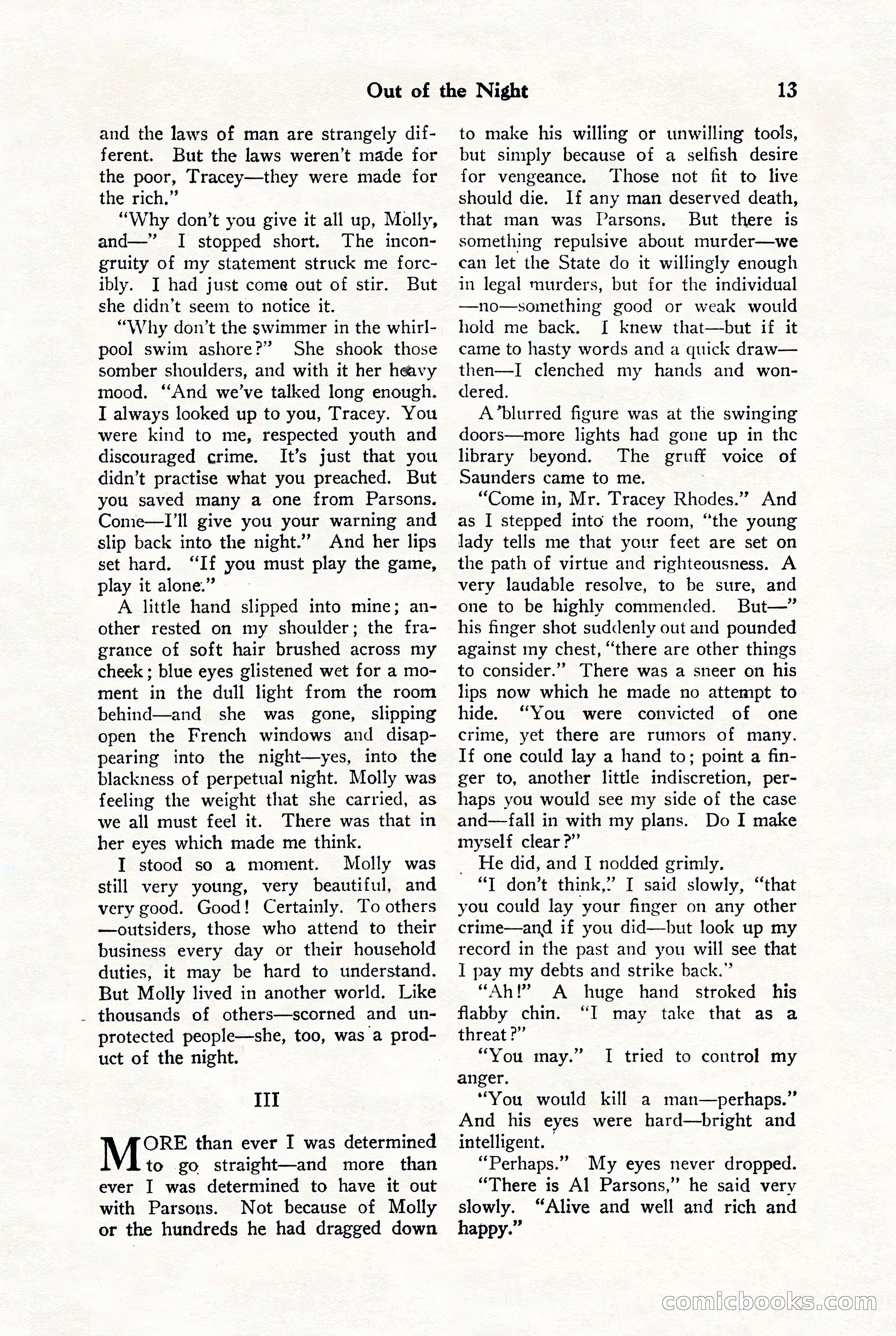 Black Mask, Vol. 9, No. 8 — page 15 of 156