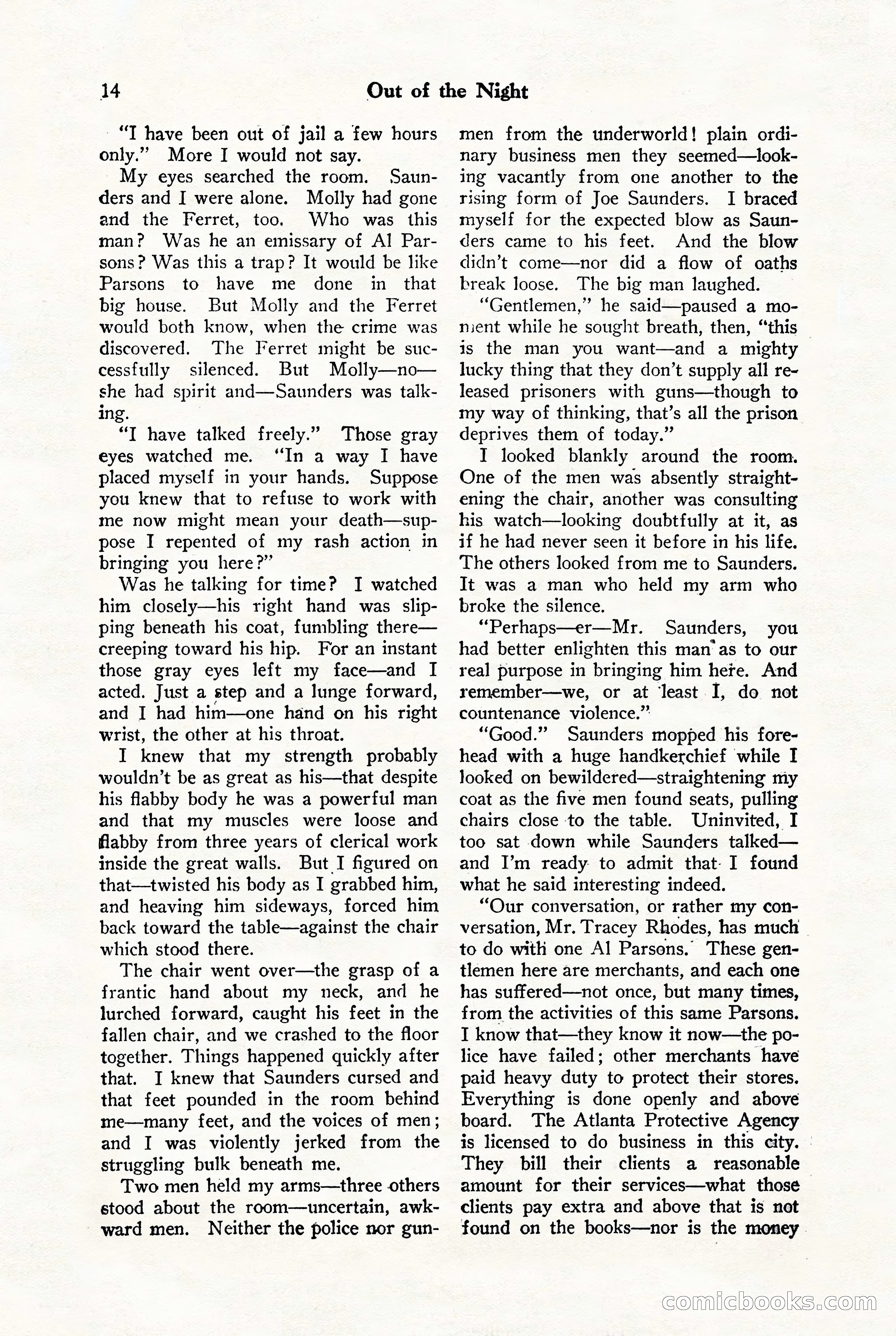 Black Mask, Vol. 9, No. 8 — page 16 of 156