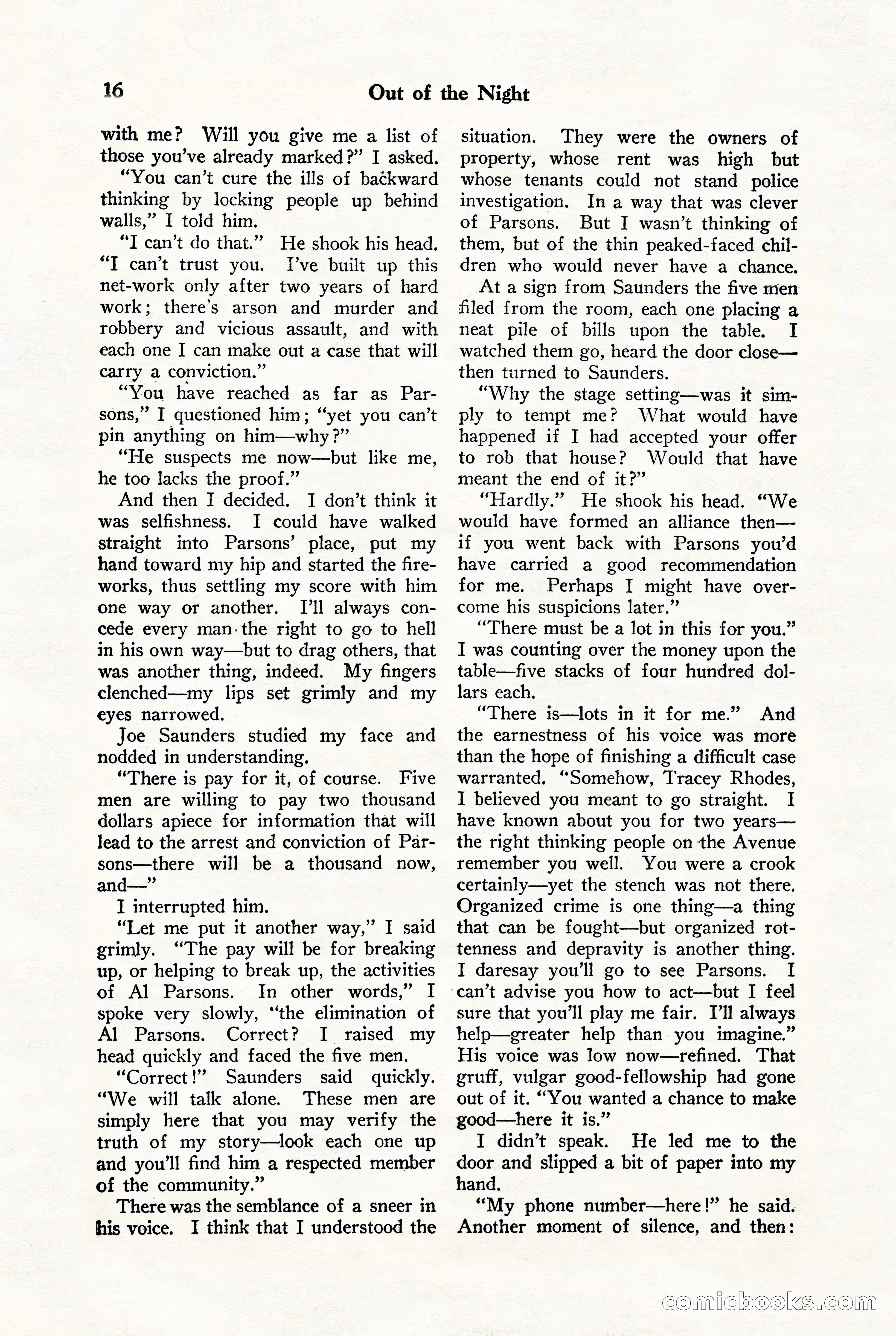 Black Mask, Vol. 9, No. 8 — page 18 of 156
