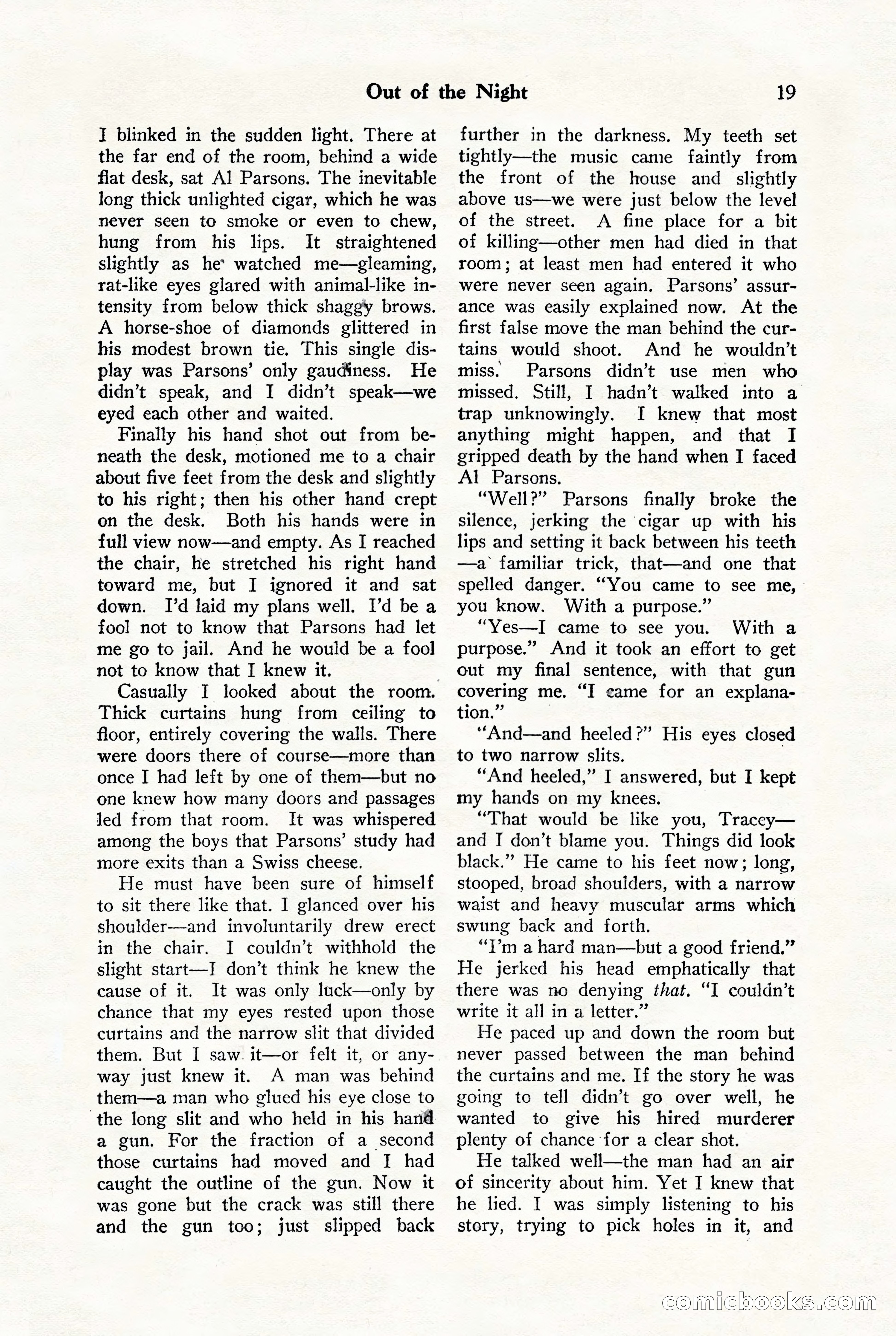 Black Mask, Vol. 9, No. 8 — page 21 of 156