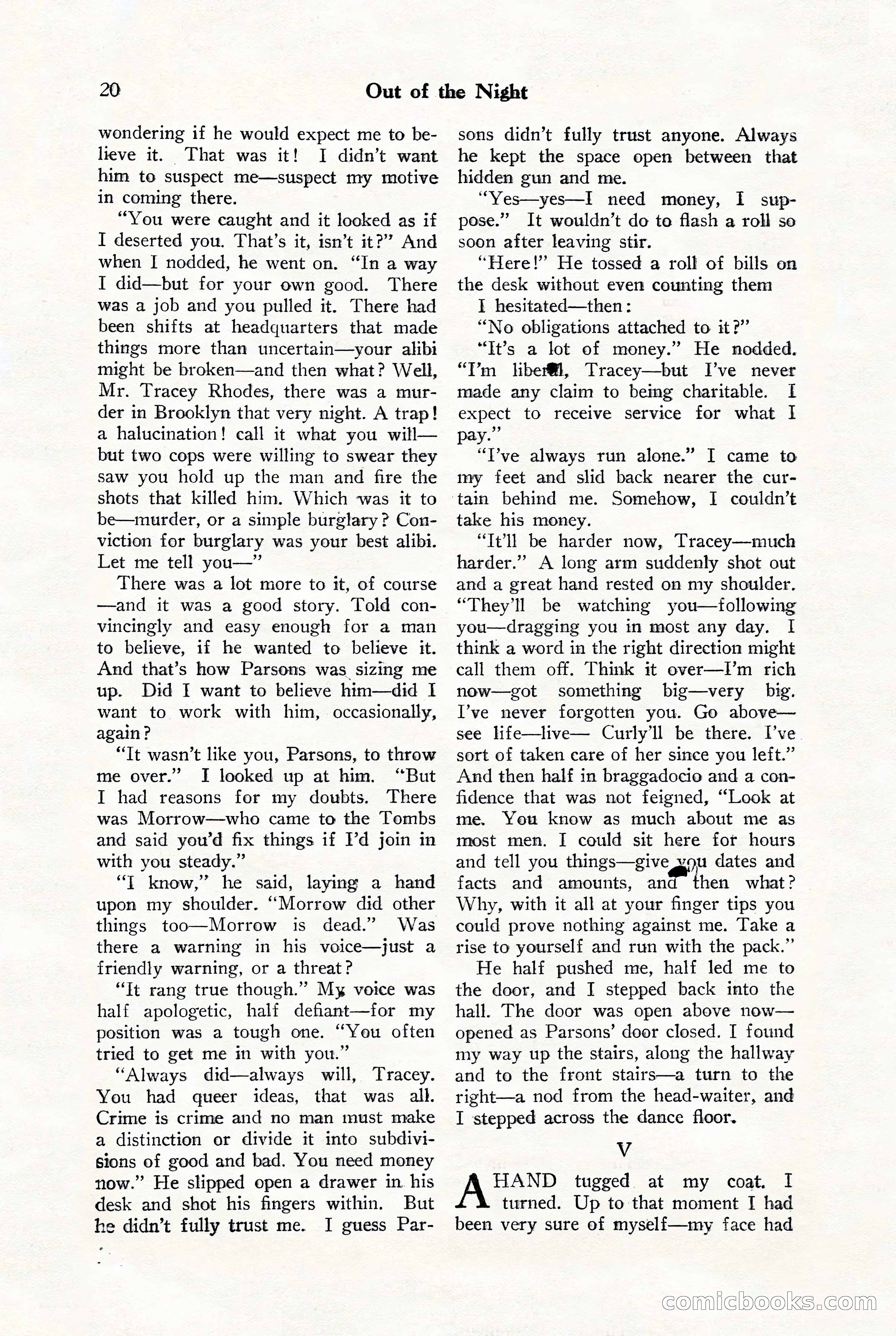 Black Mask, Vol. 9, No. 8 — page 22 of 156