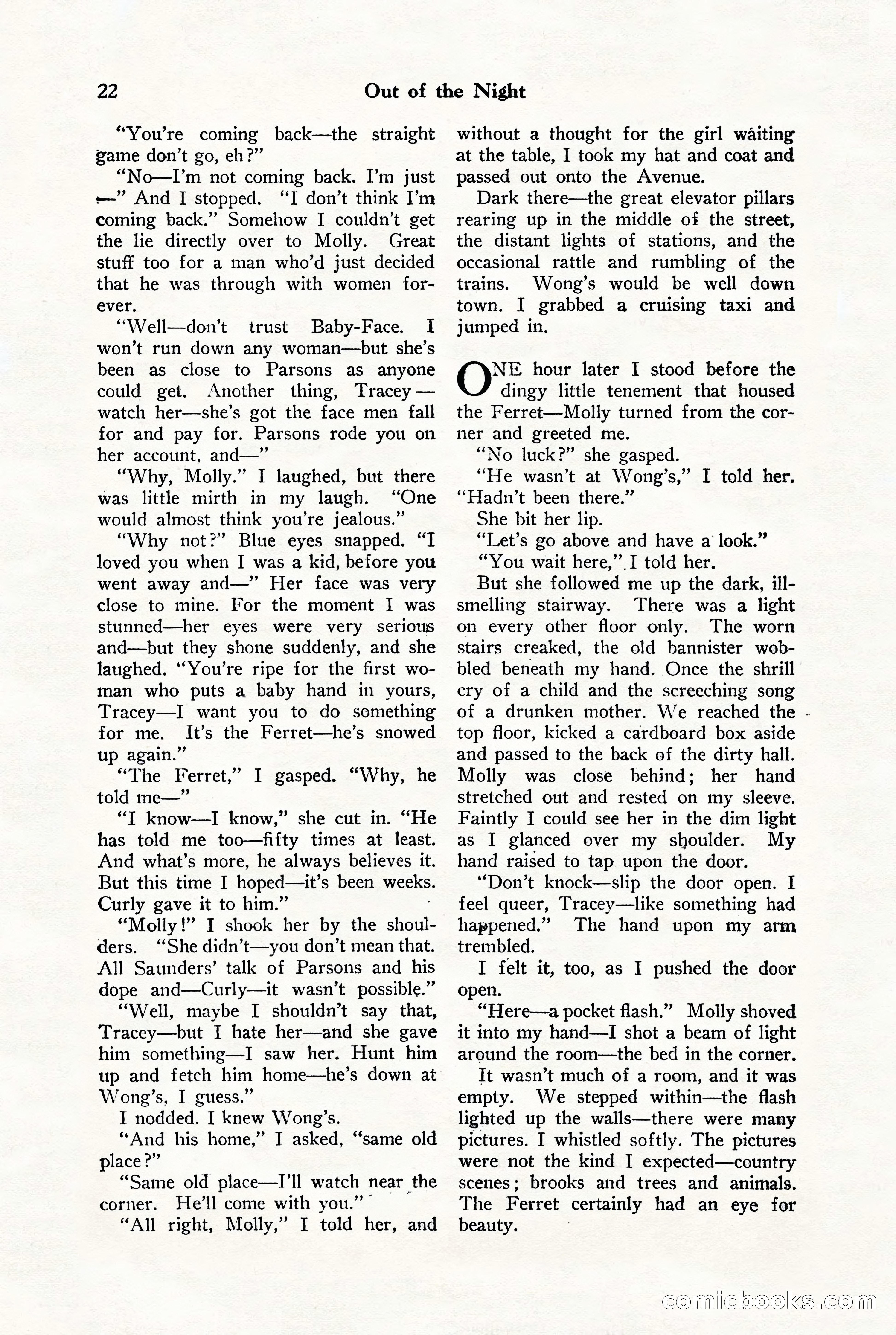 Black Mask, Vol. 9, No. 8 — page 24 of 156