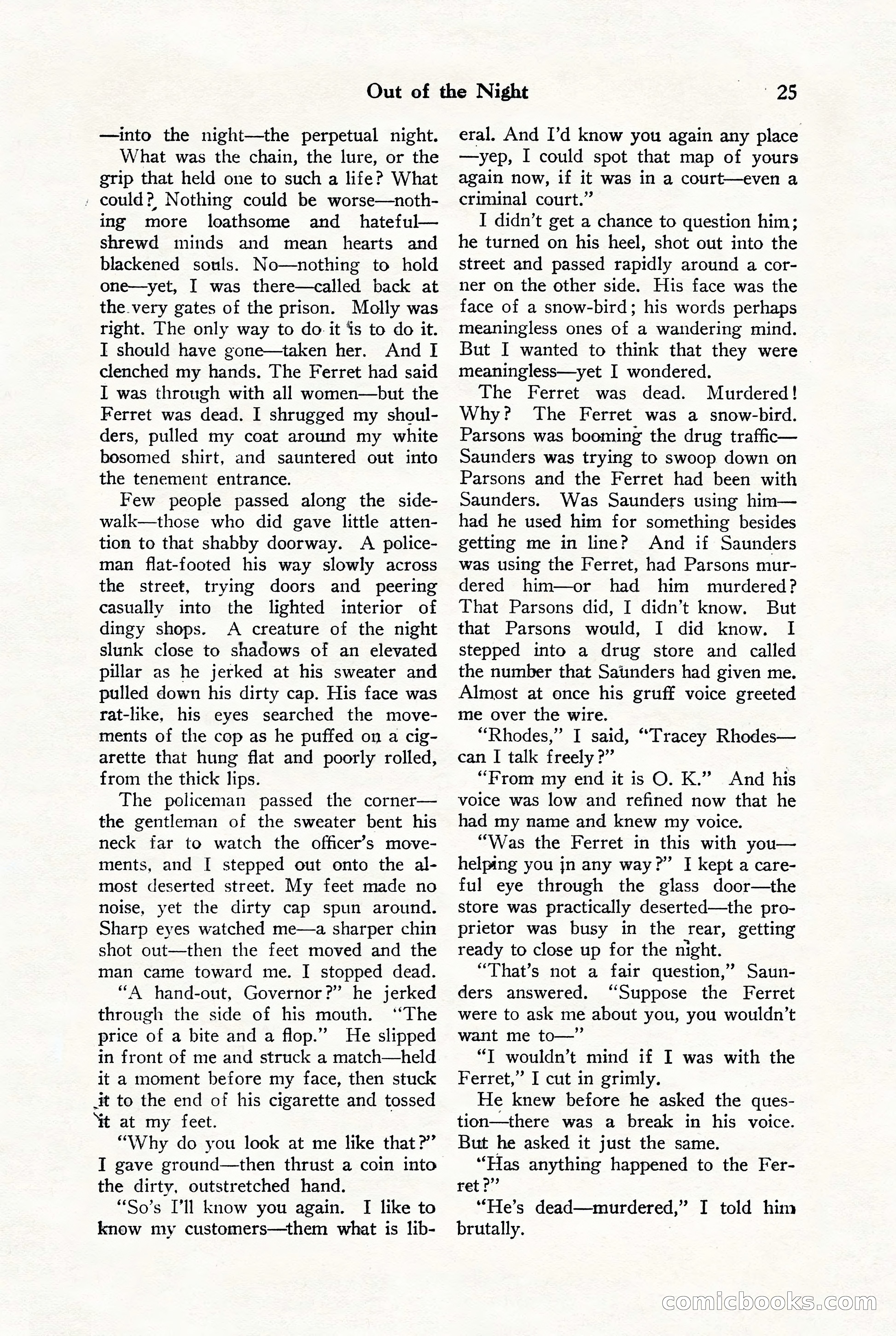 Black Mask, Vol. 9, No. 8 — page 27 of 156