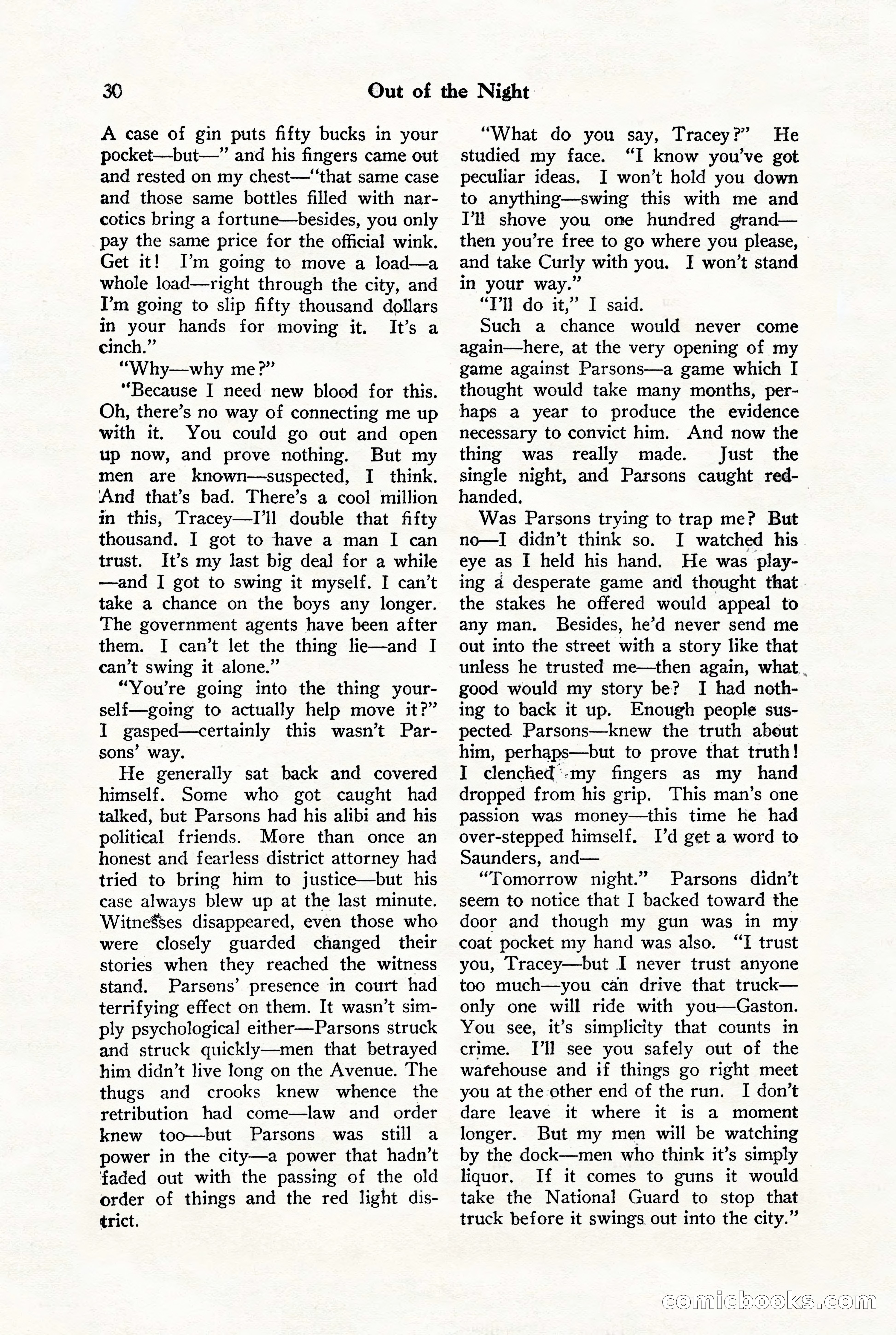 Black Mask, Vol. 9, No. 8 — page 32 of 156