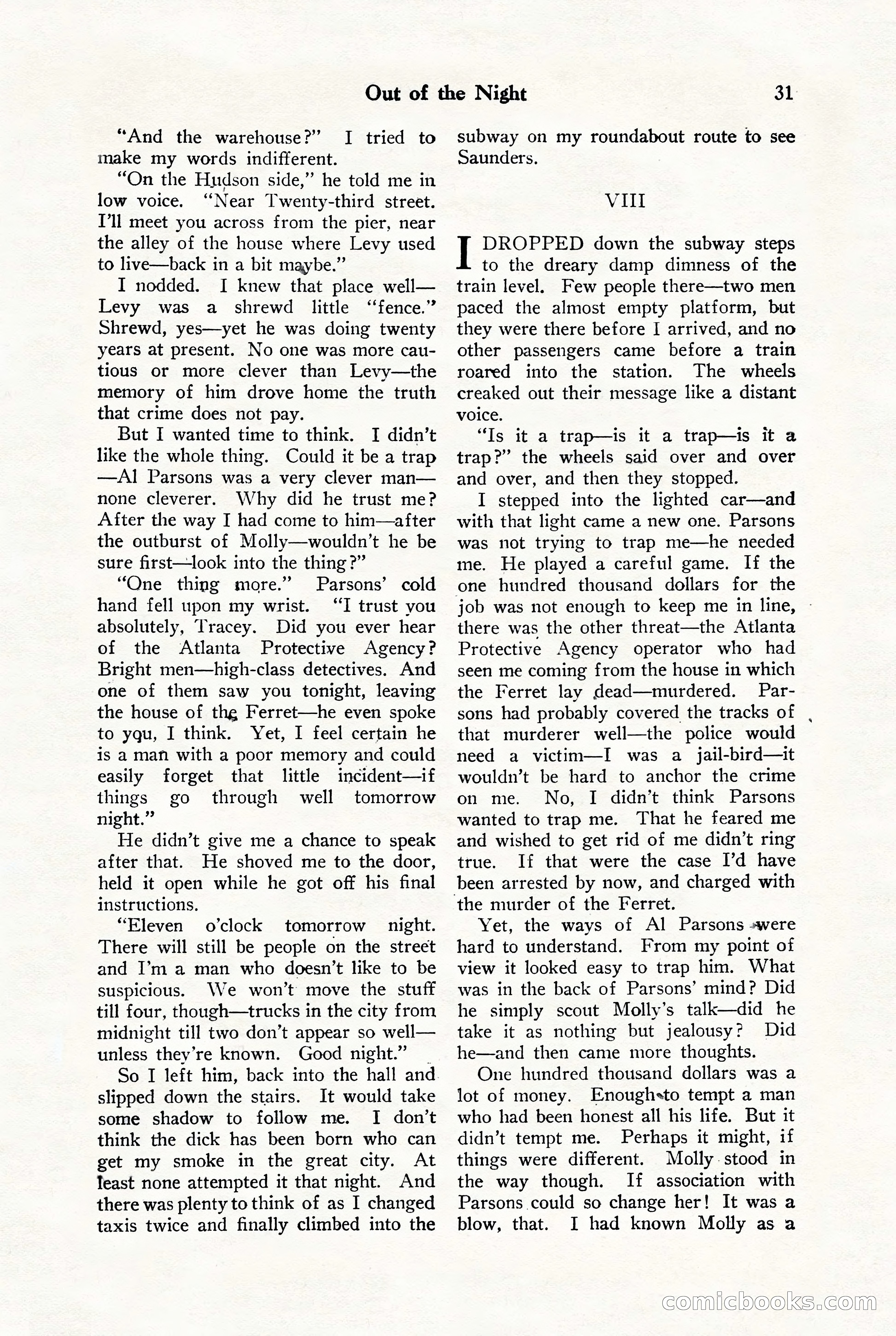 Black Mask, Vol. 9, No. 8 — page 33 of 156