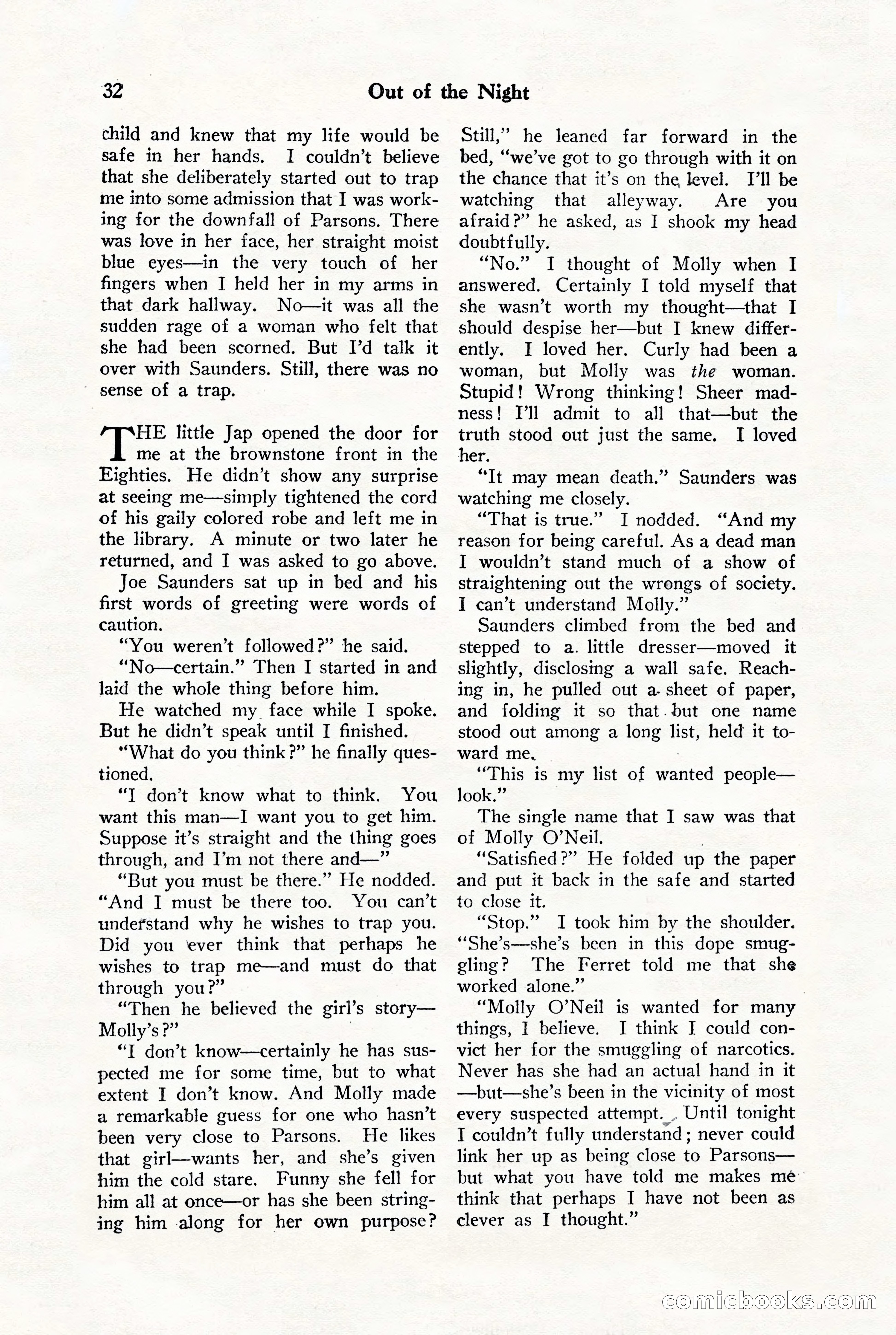 Black Mask, Vol. 9, No. 8 — page 34 of 156