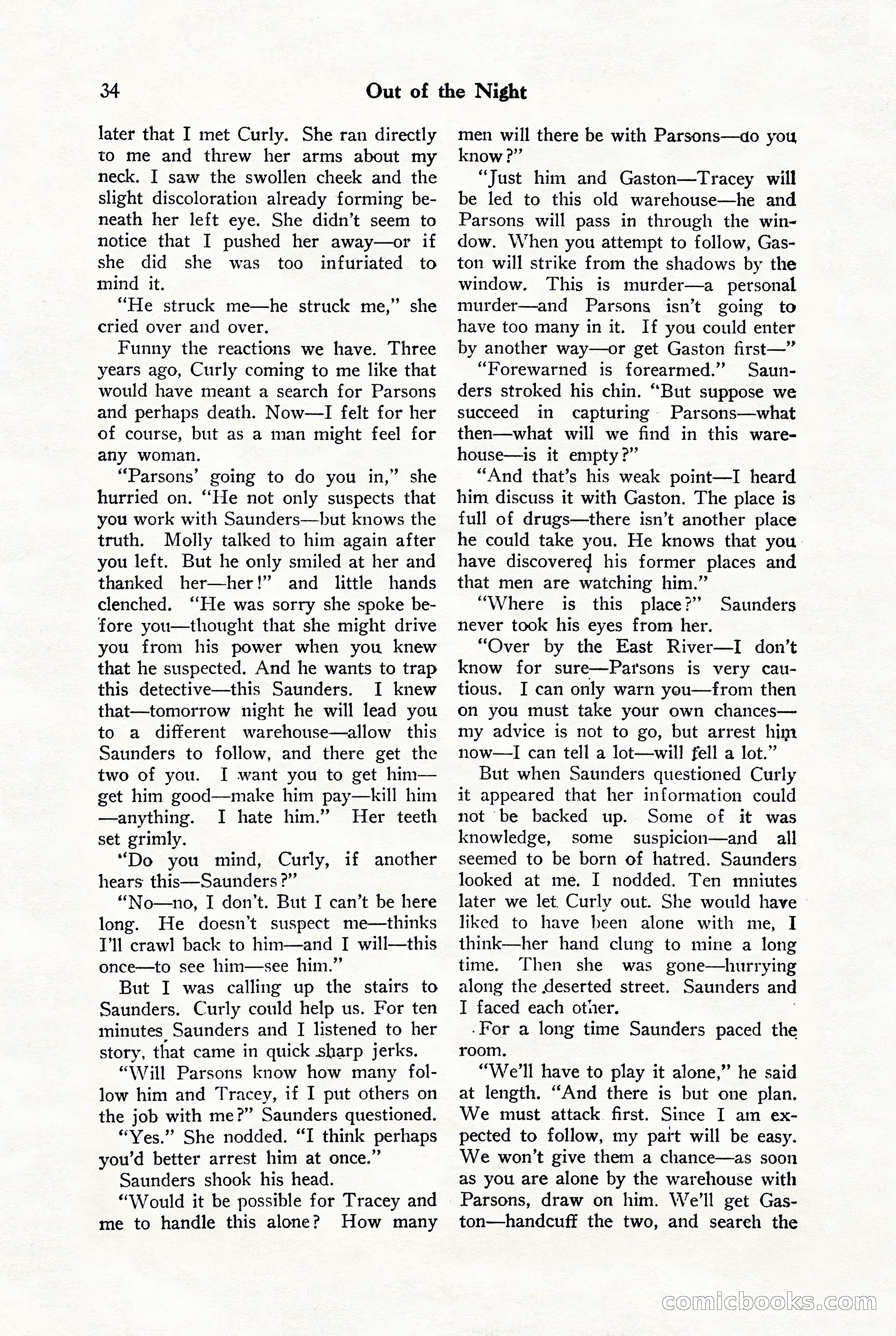 Black Mask, Vol. 9, No. 8 — page 36 of 156