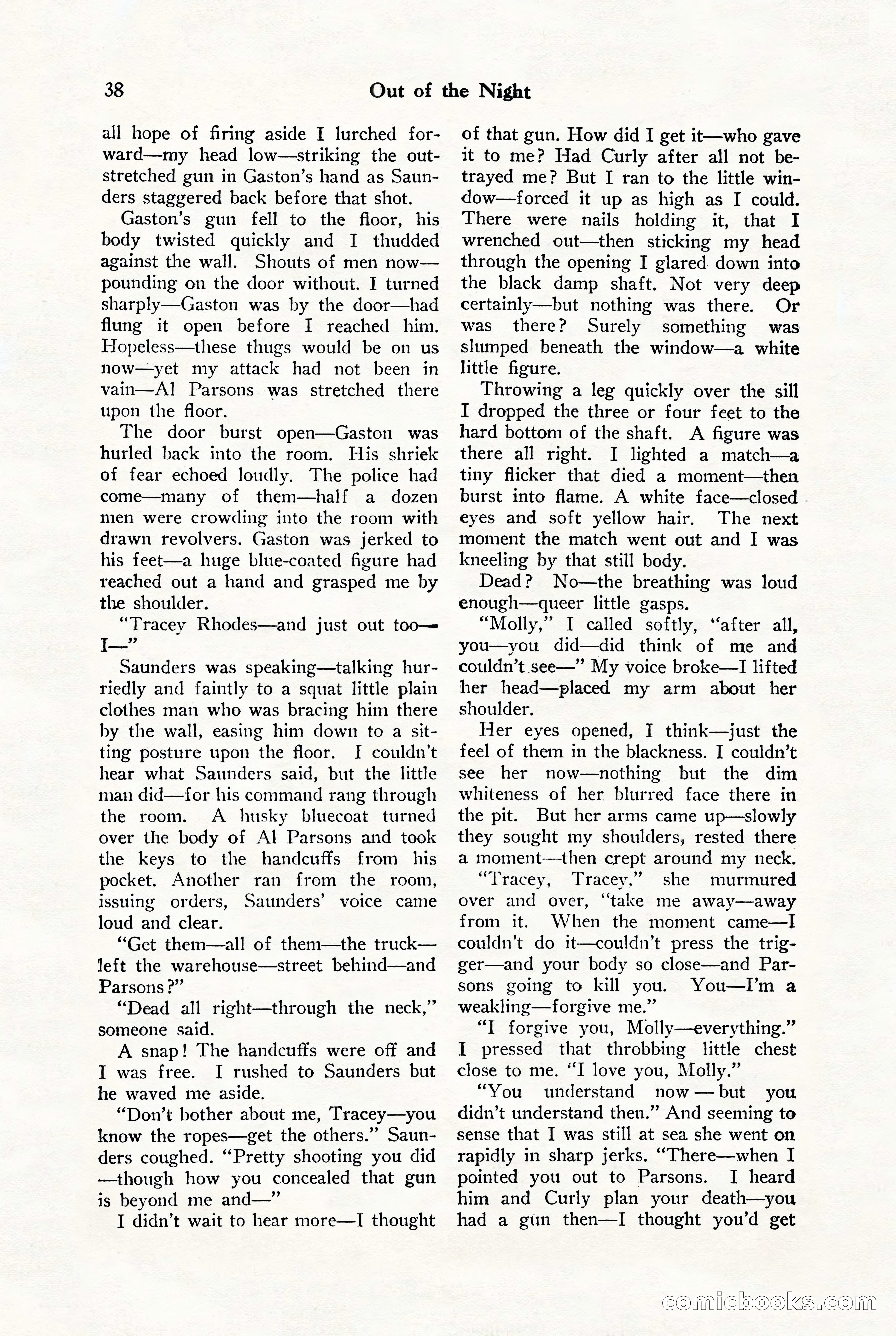 Black Mask, Vol. 9, No. 8 — page 40 of 156