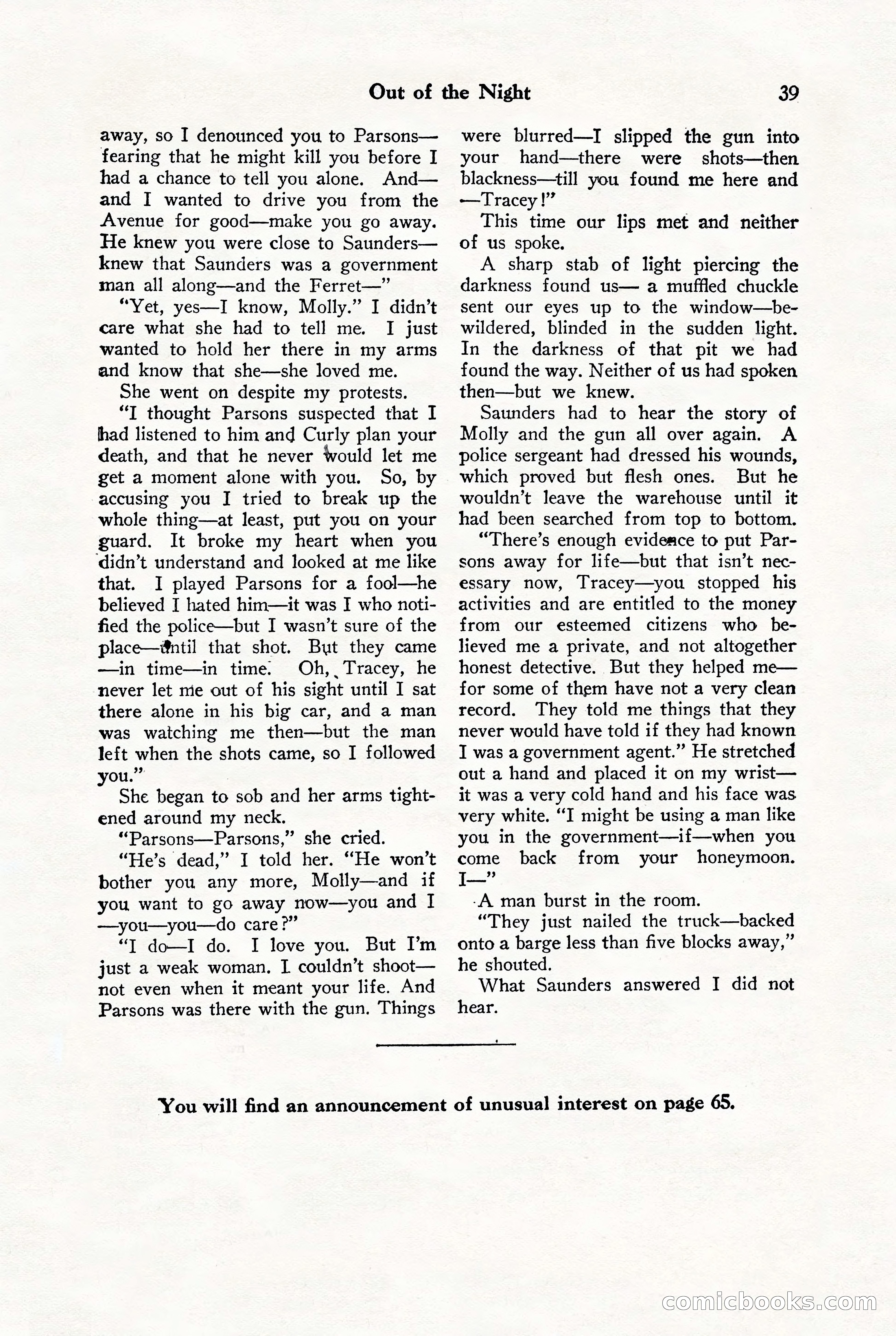 Black Mask, Vol. 9, No. 8 — page 41 of 156