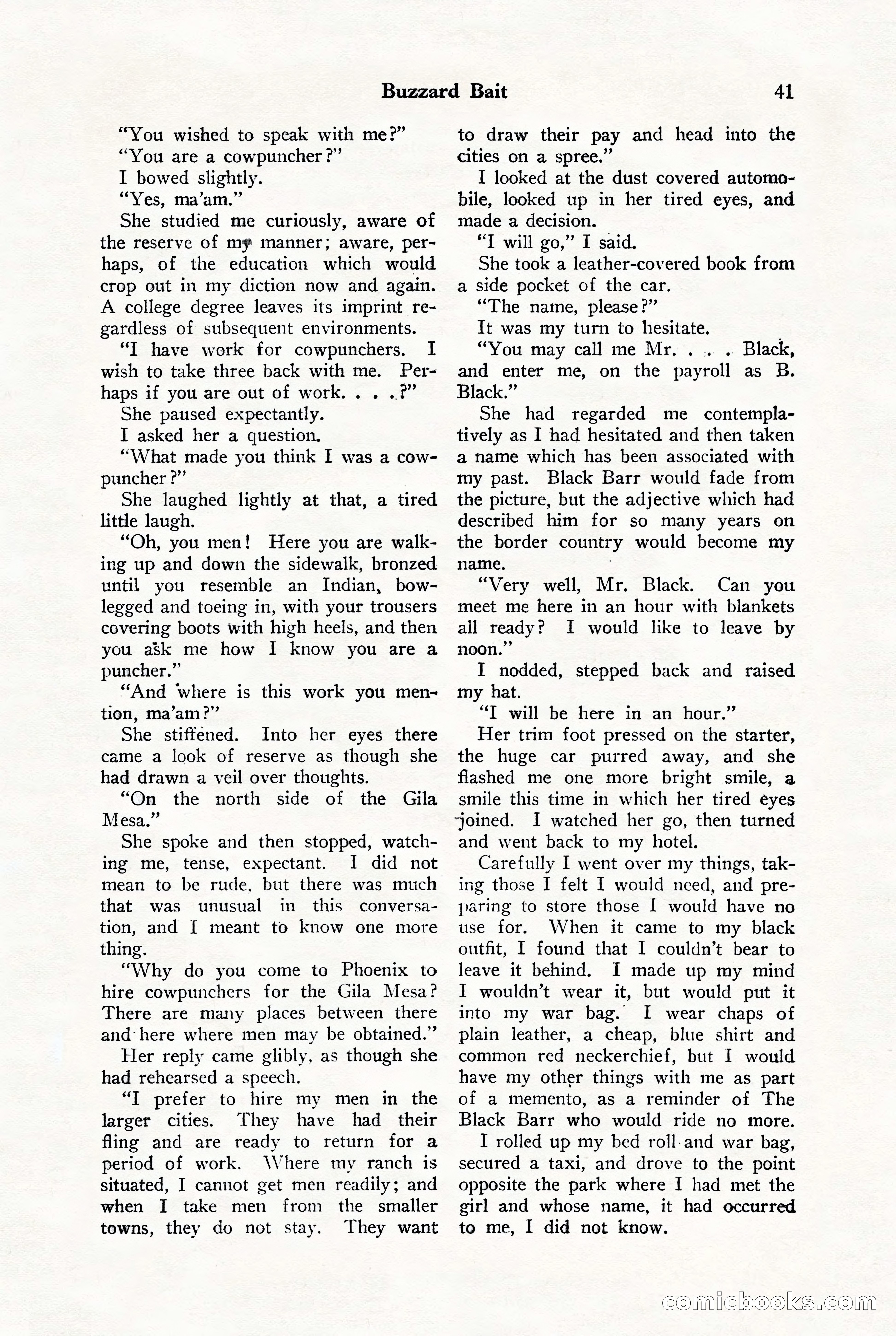 Black Mask, Vol. 9, No. 8 — page 43 of 156