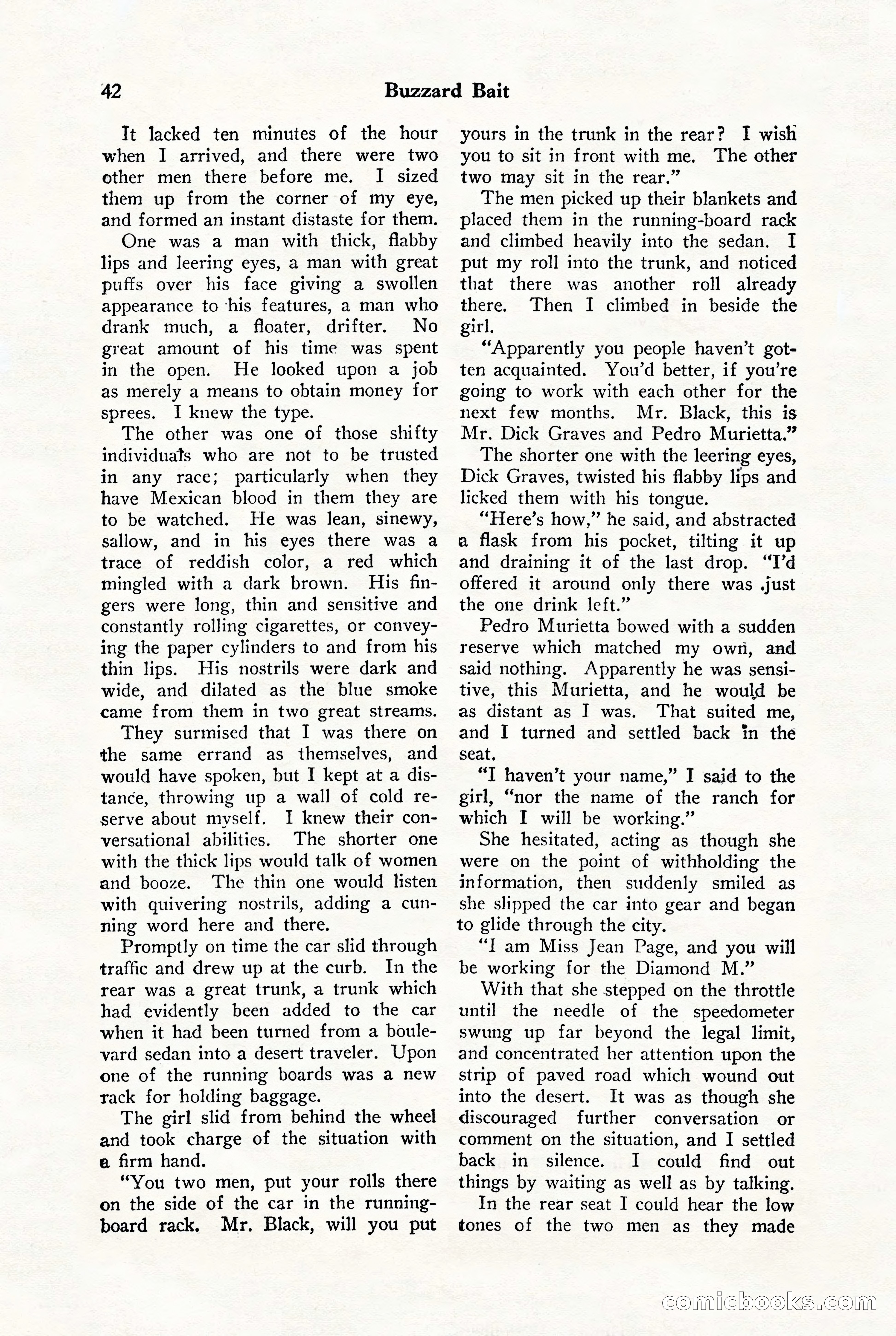 Black Mask, Vol. 9, No. 8 — page 44 of 156