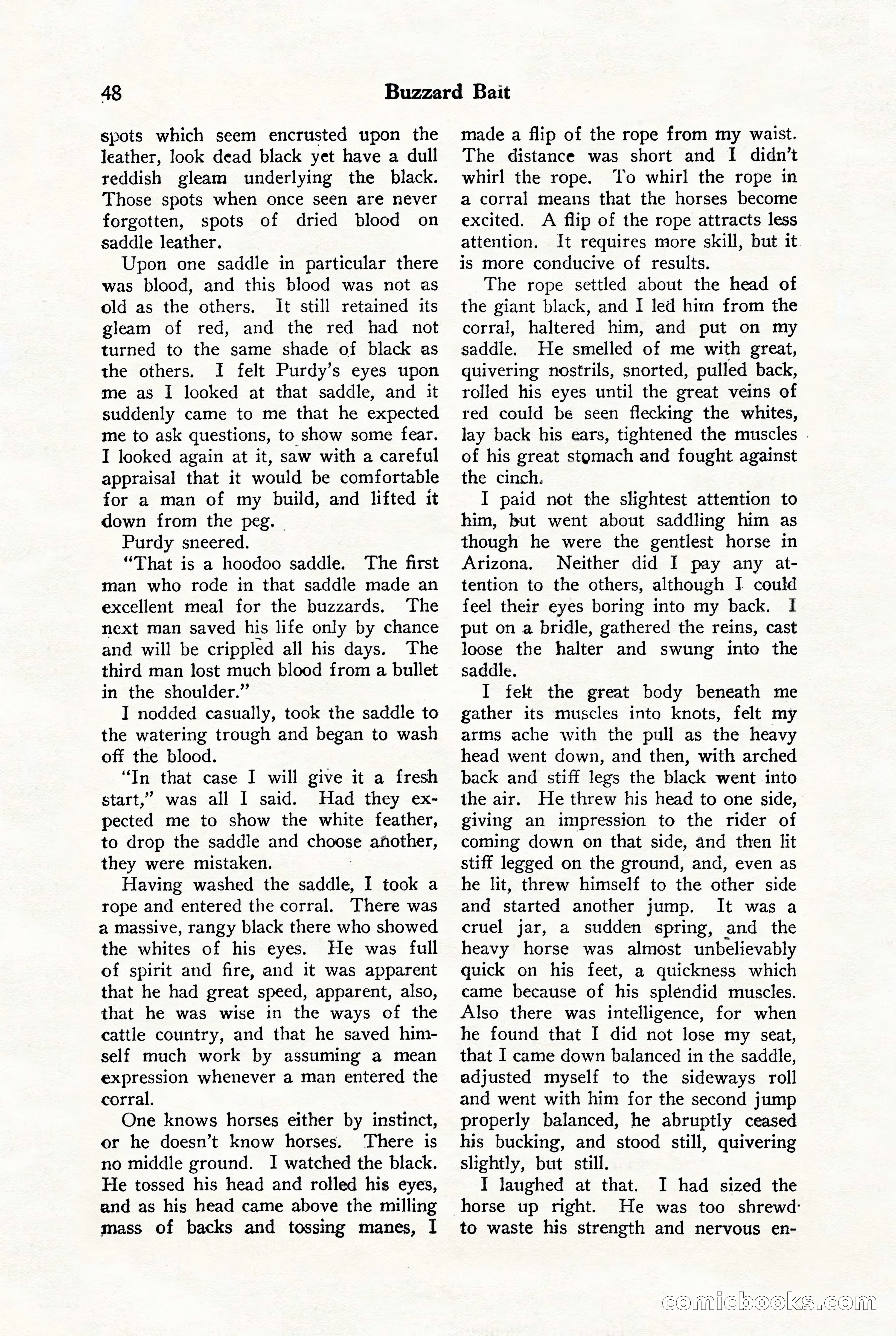 Black Mask, Vol. 9, No. 8 — page 50 of 156