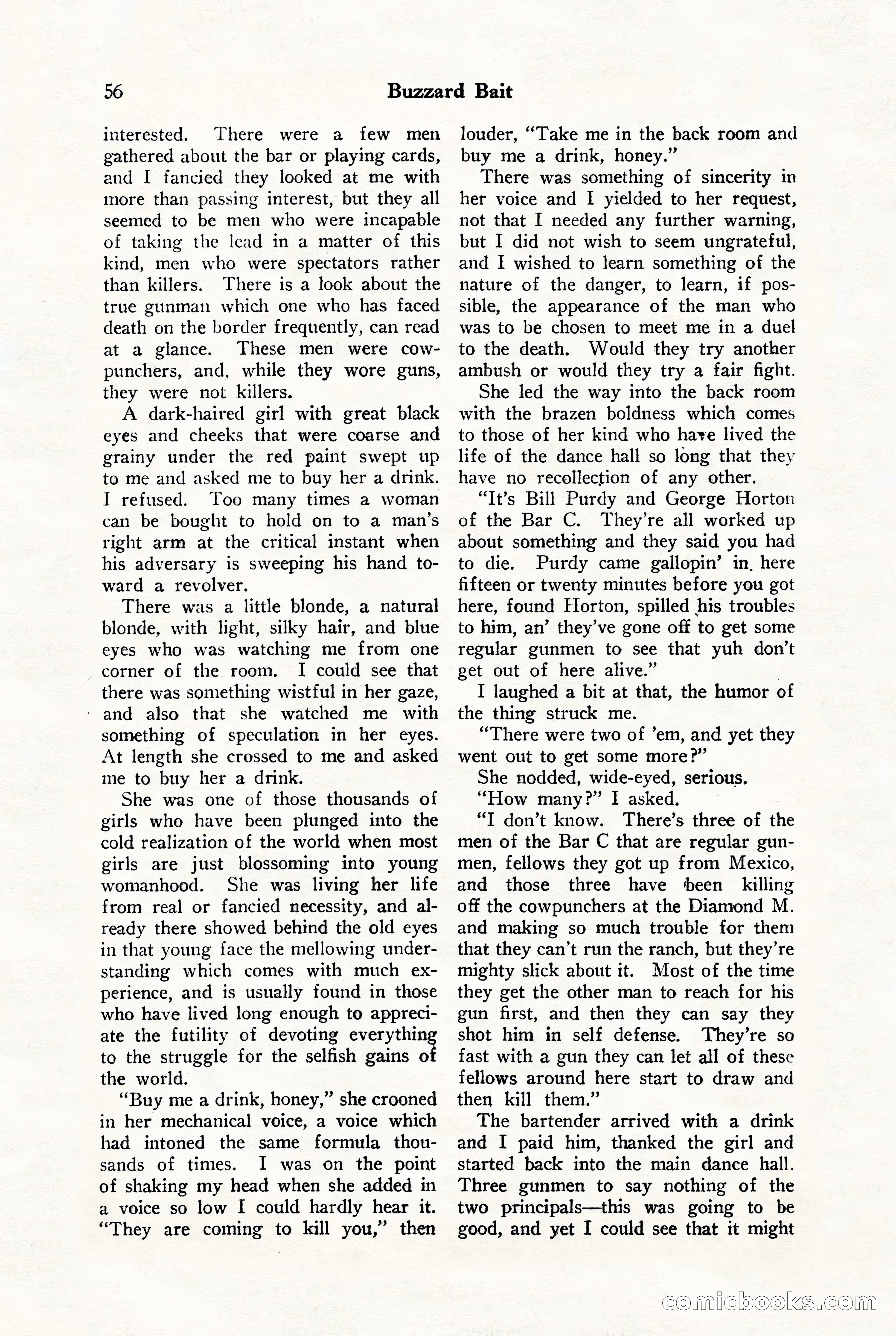Black Mask, Vol. 9, No. 8 — page 58 of 156