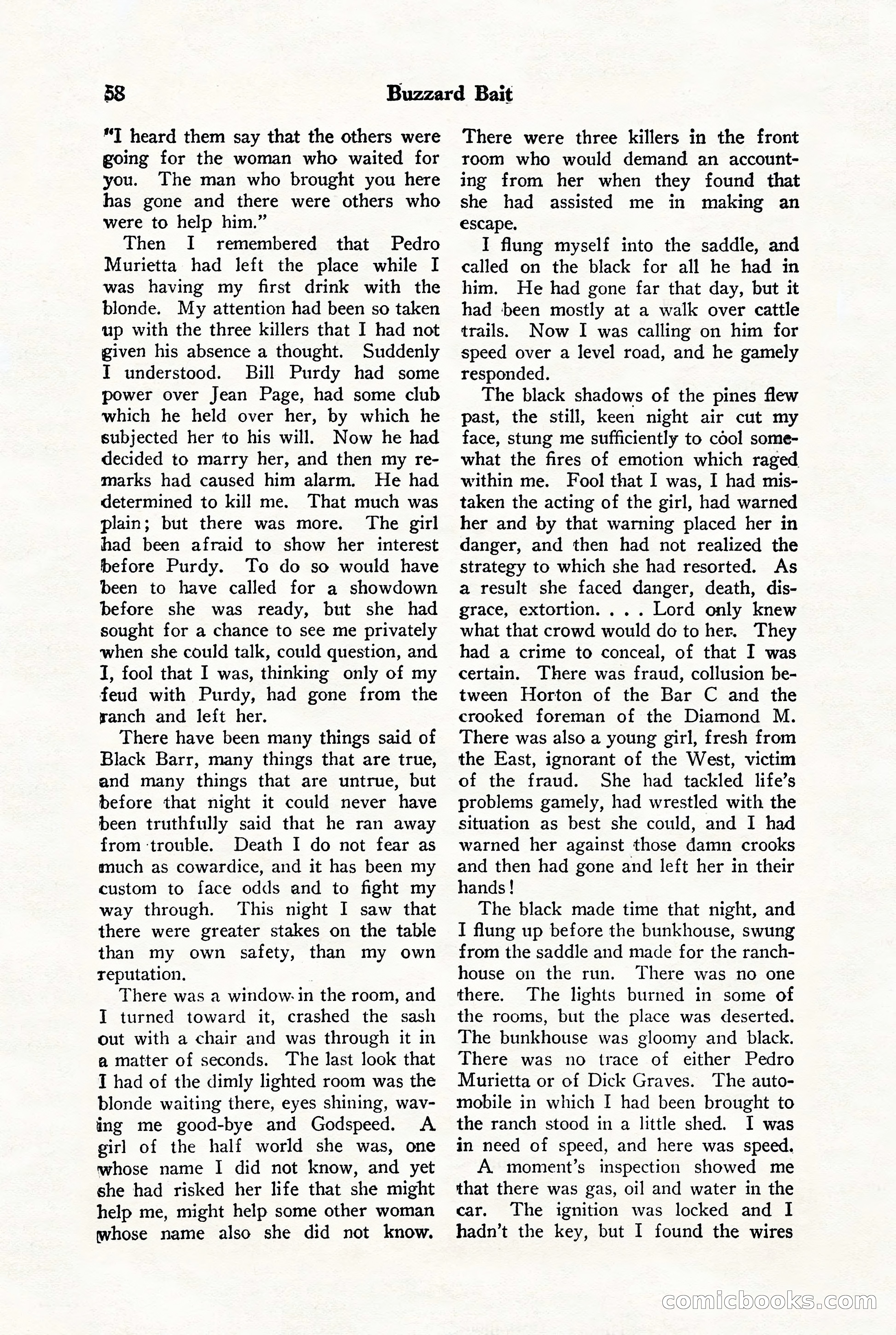 Black Mask, Vol. 9, No. 8 — page 60 of 156