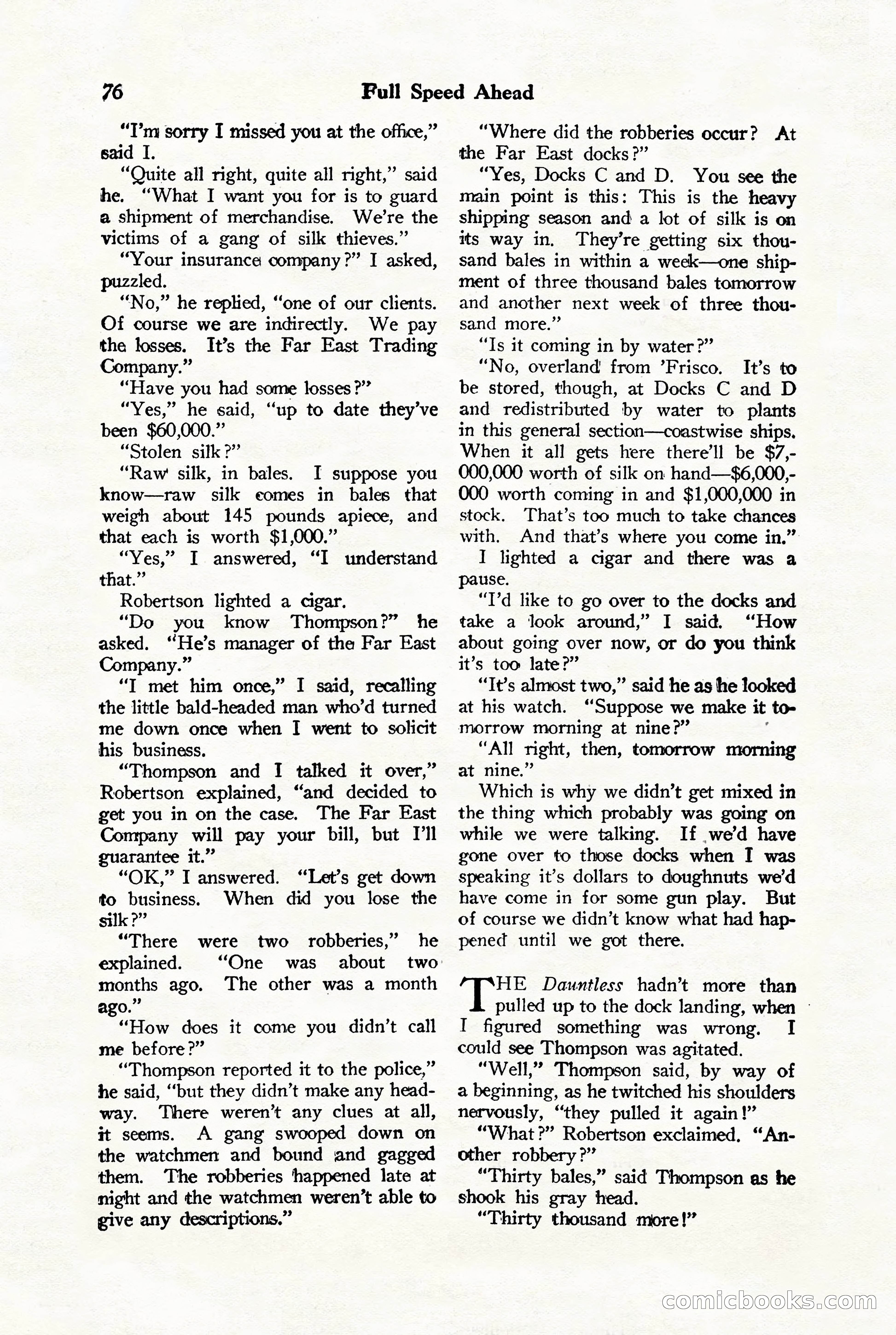 Black Mask, Vol. 9, No. 8 — page 78 of 156