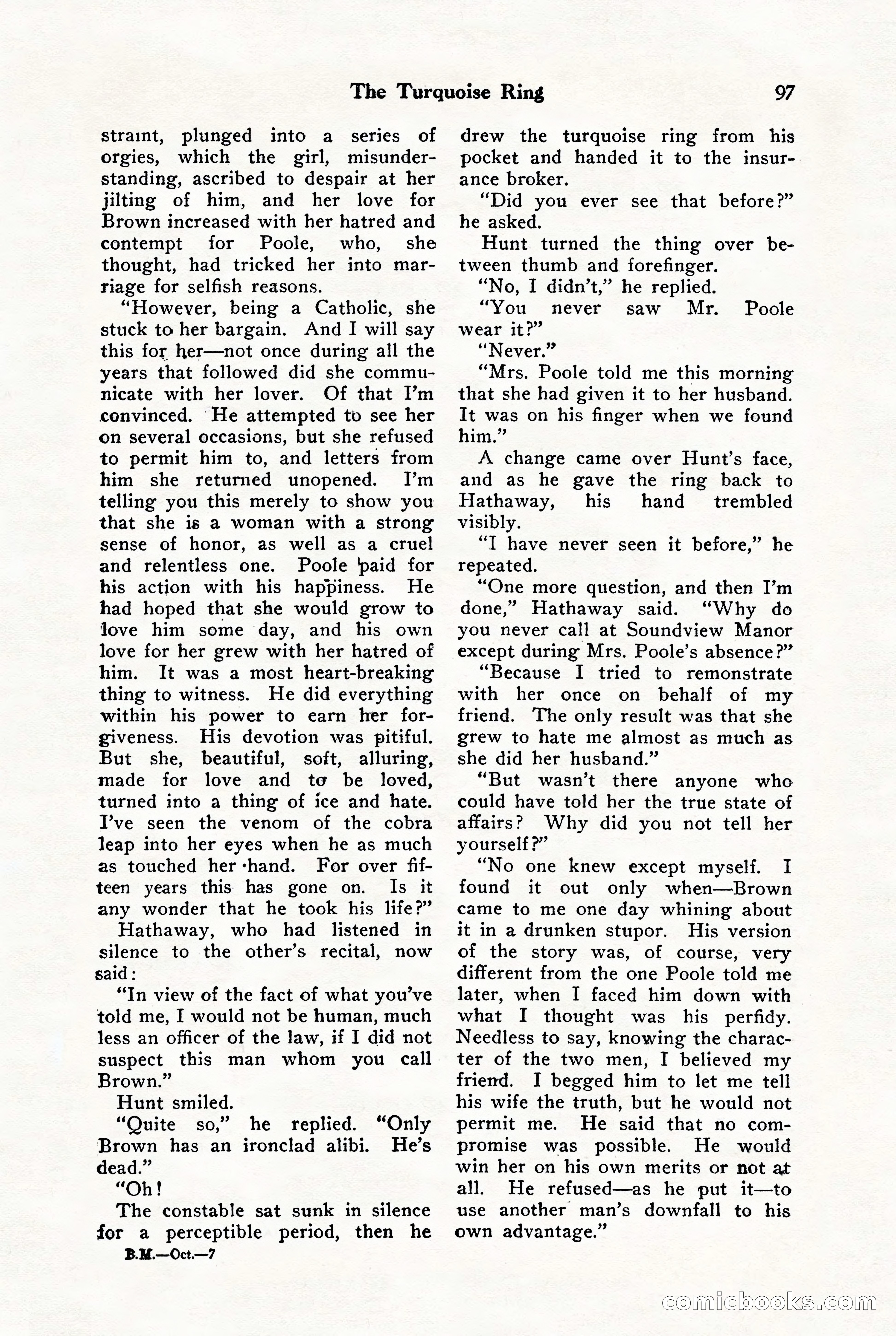 Black Mask, Vol. 9, No. 8 — page 99 of 156