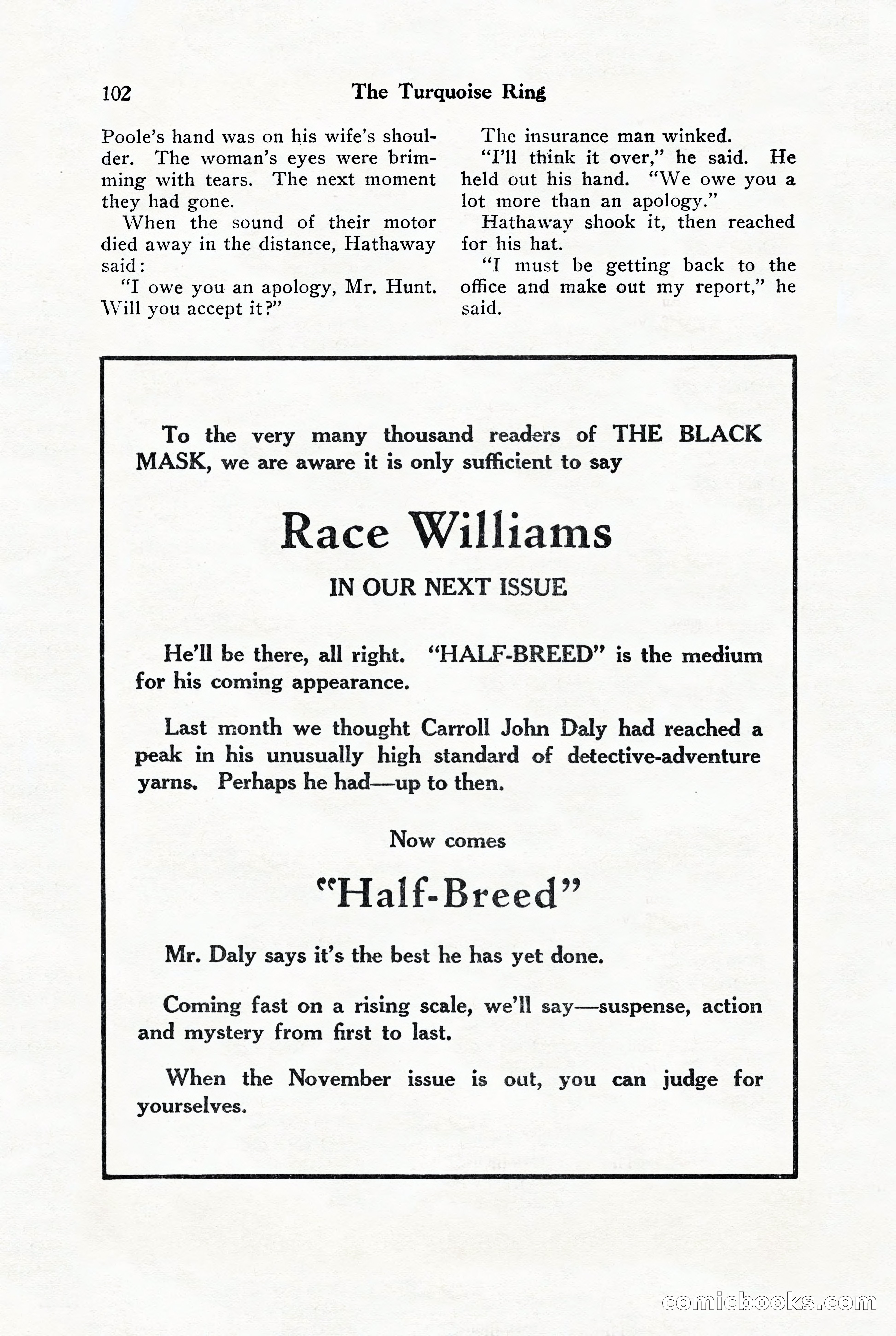 Black Mask, Vol. 9, No. 8 — page 104 of 156