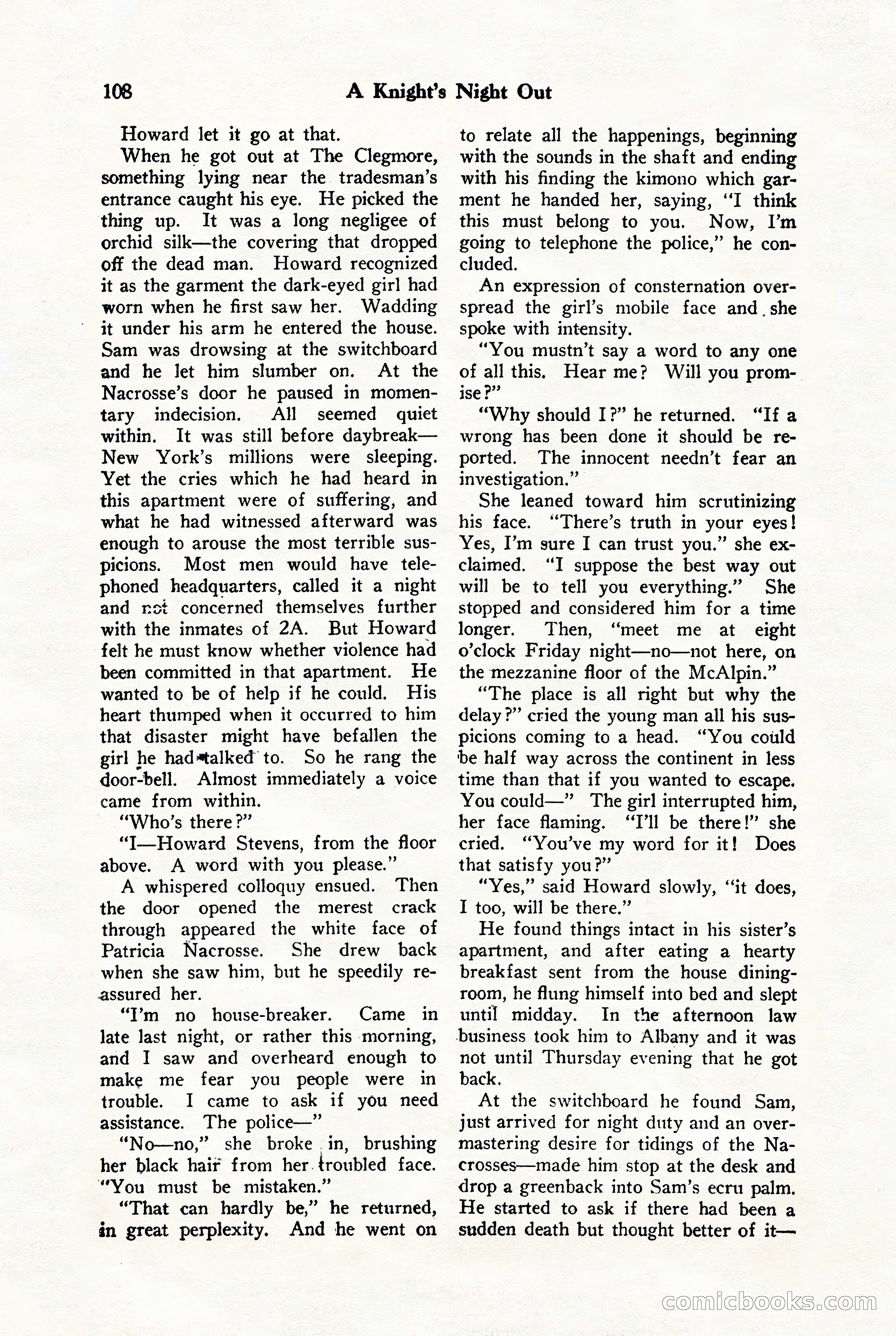 Black Mask, Vol. 9, No. 8 — page 110 of 156