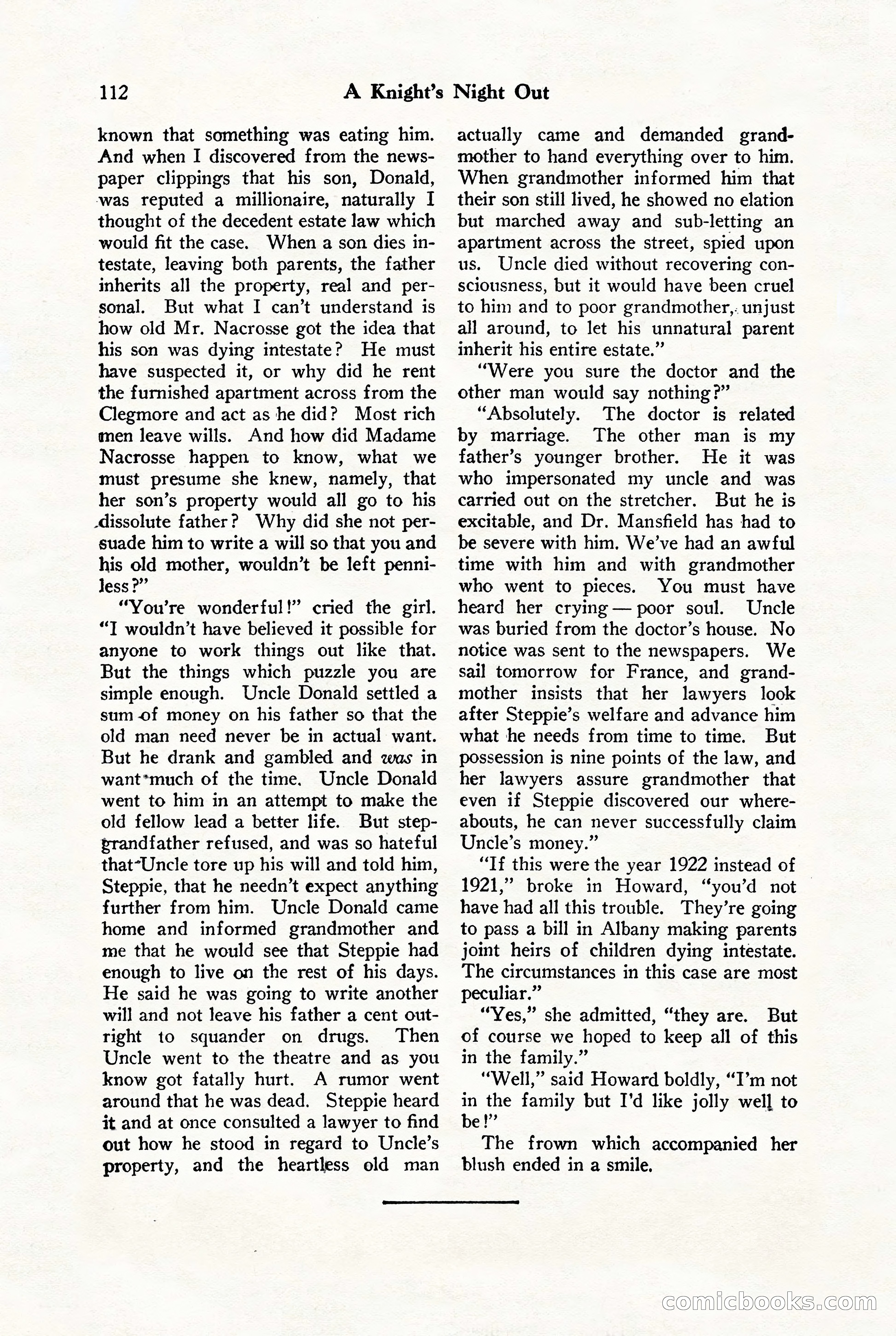 Black Mask, Vol. 9, No. 8 — page 114 of 156