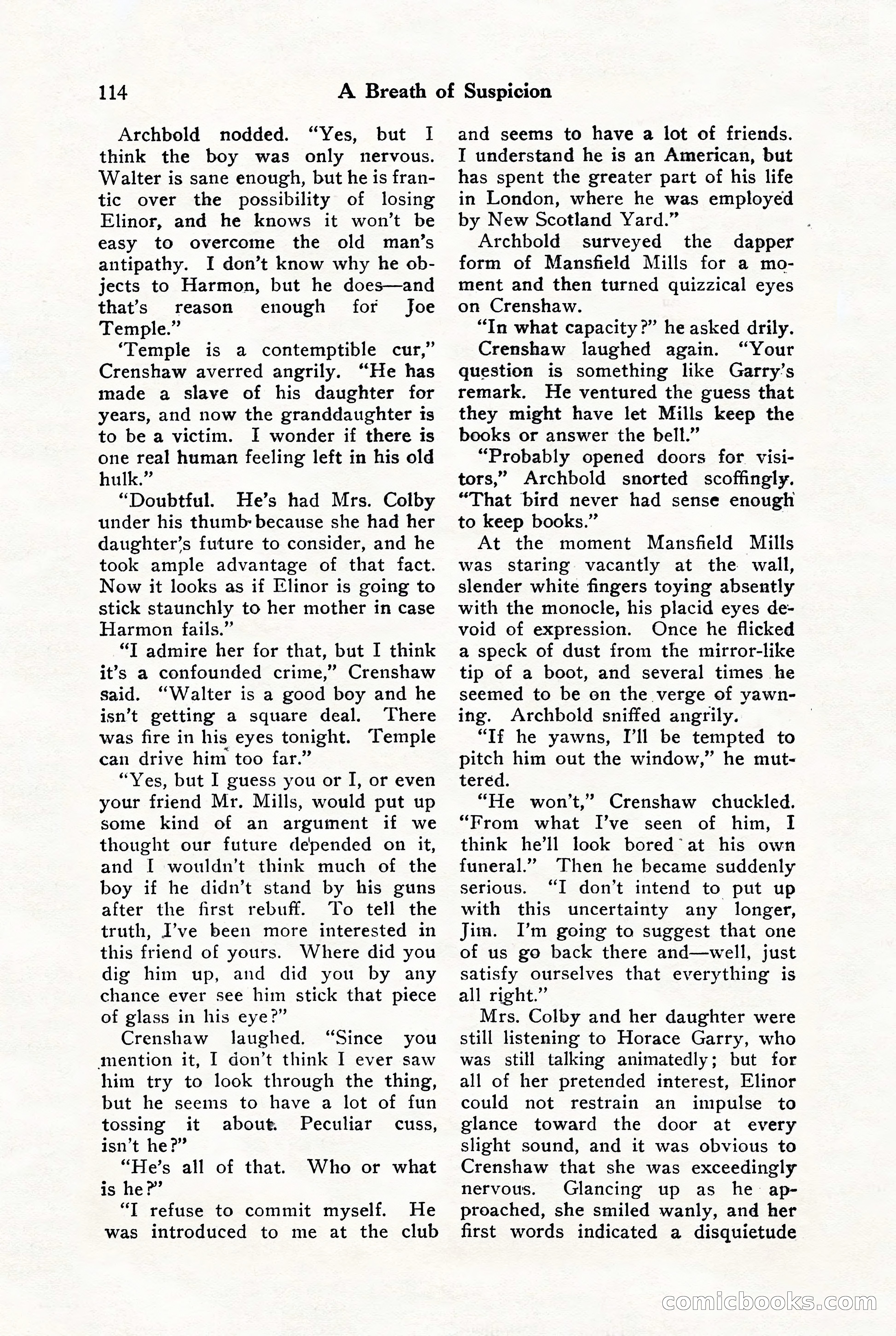 Black Mask, Vol. 9, No. 8 — page 116 of 156