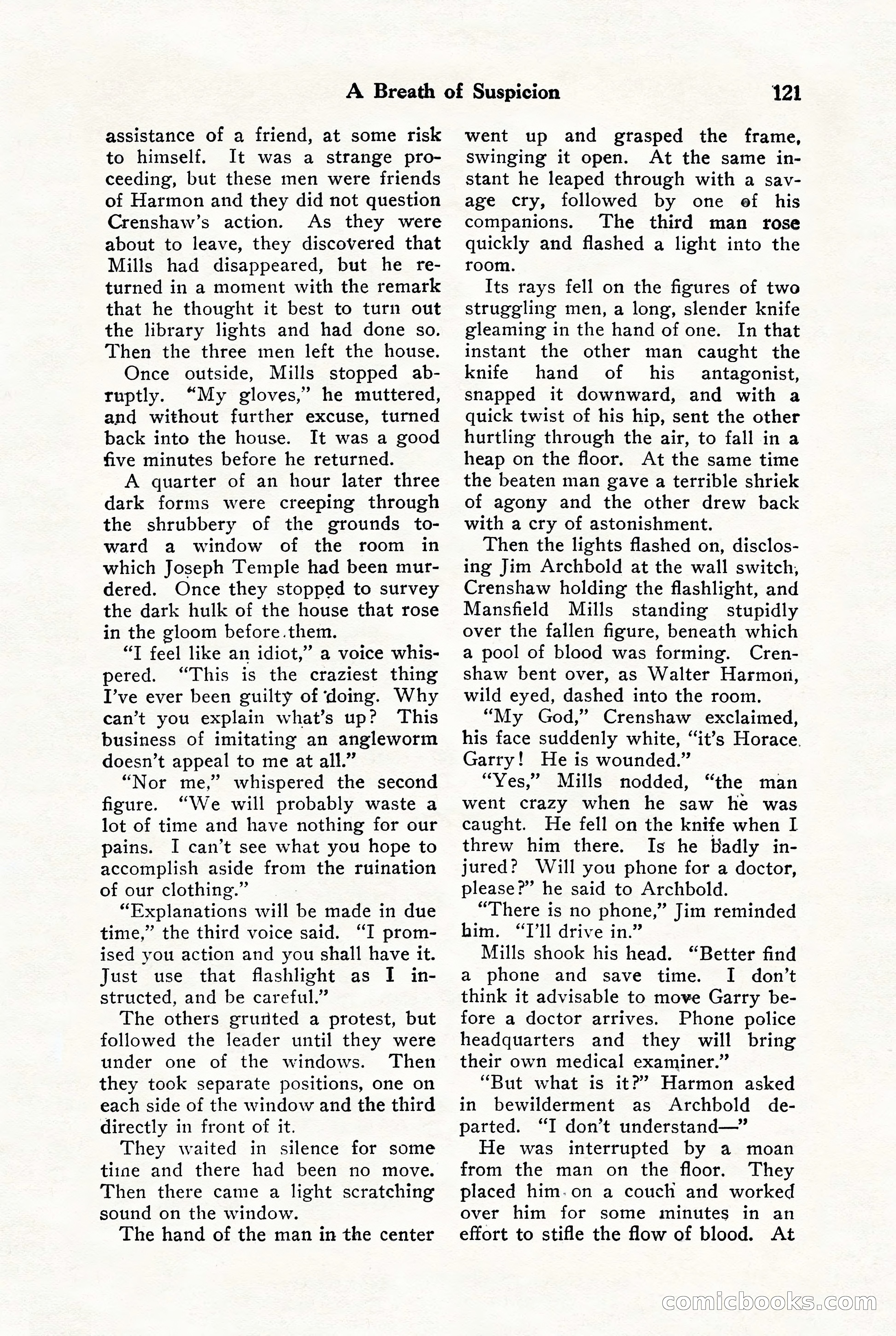 Black Mask, Vol. 9, No. 8 — page 123 of 156