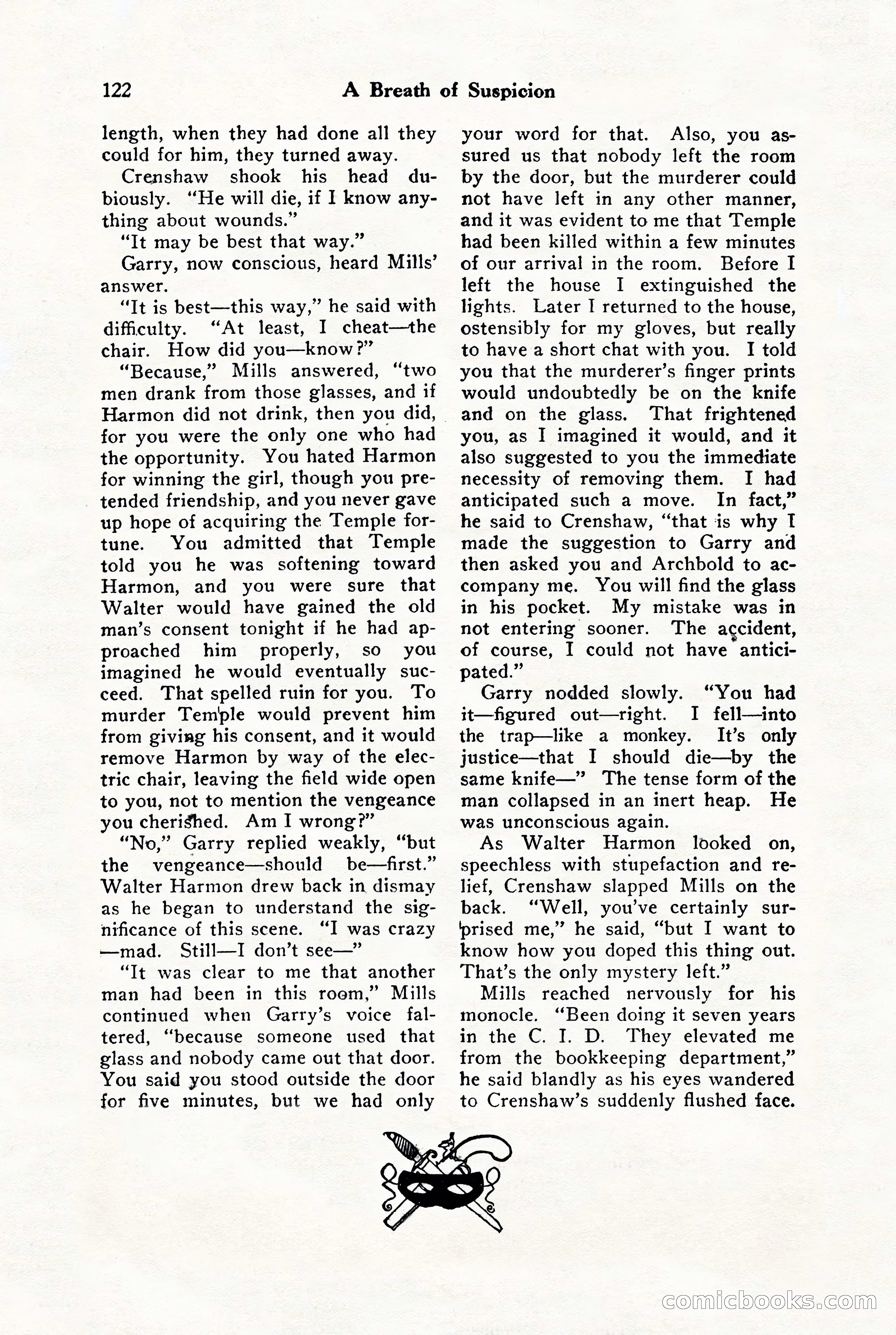 Black Mask, Vol. 9, No. 8 — page 124 of 156