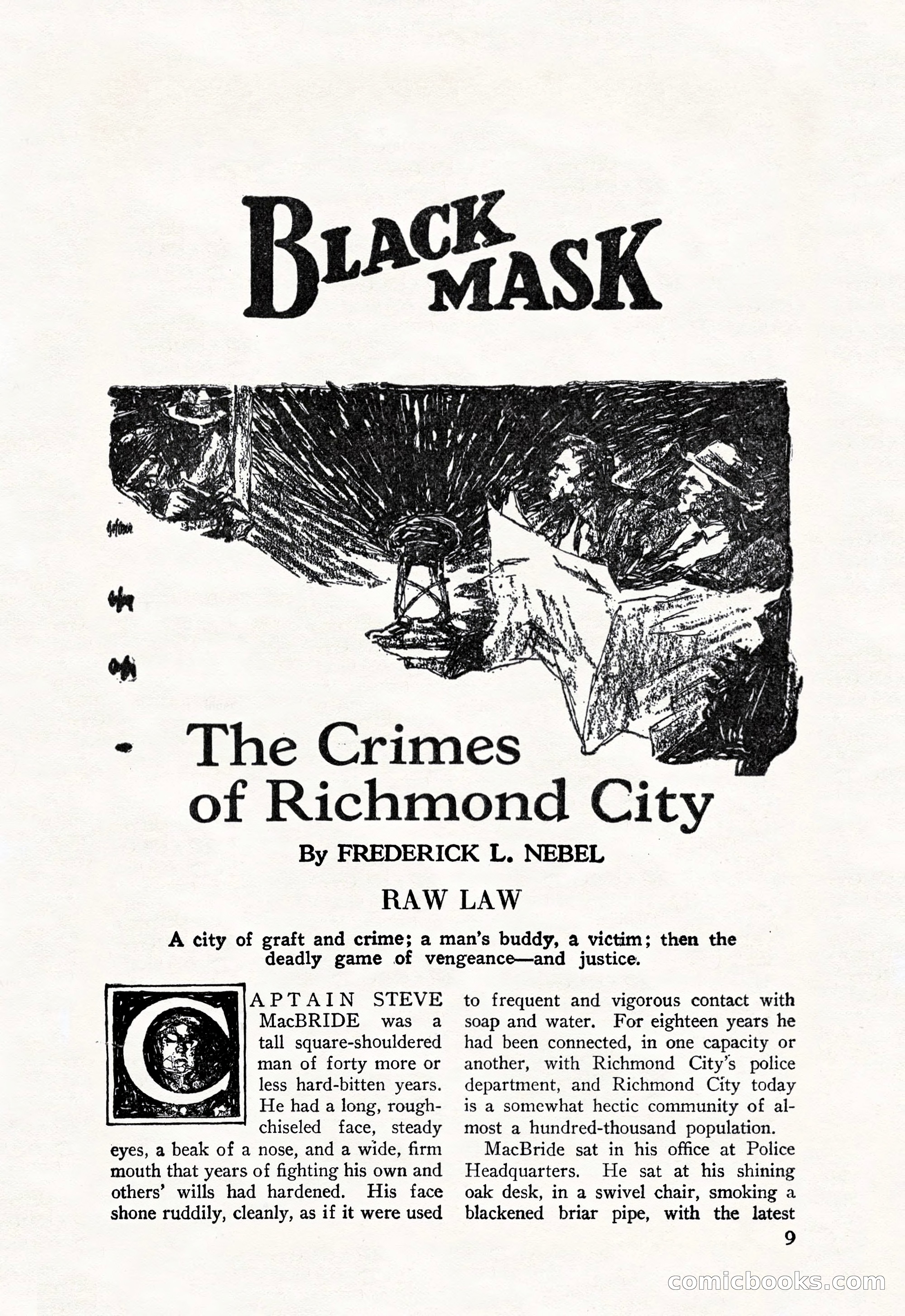 Black Mask, Vol. 11 No. 7 — page 11 of 148