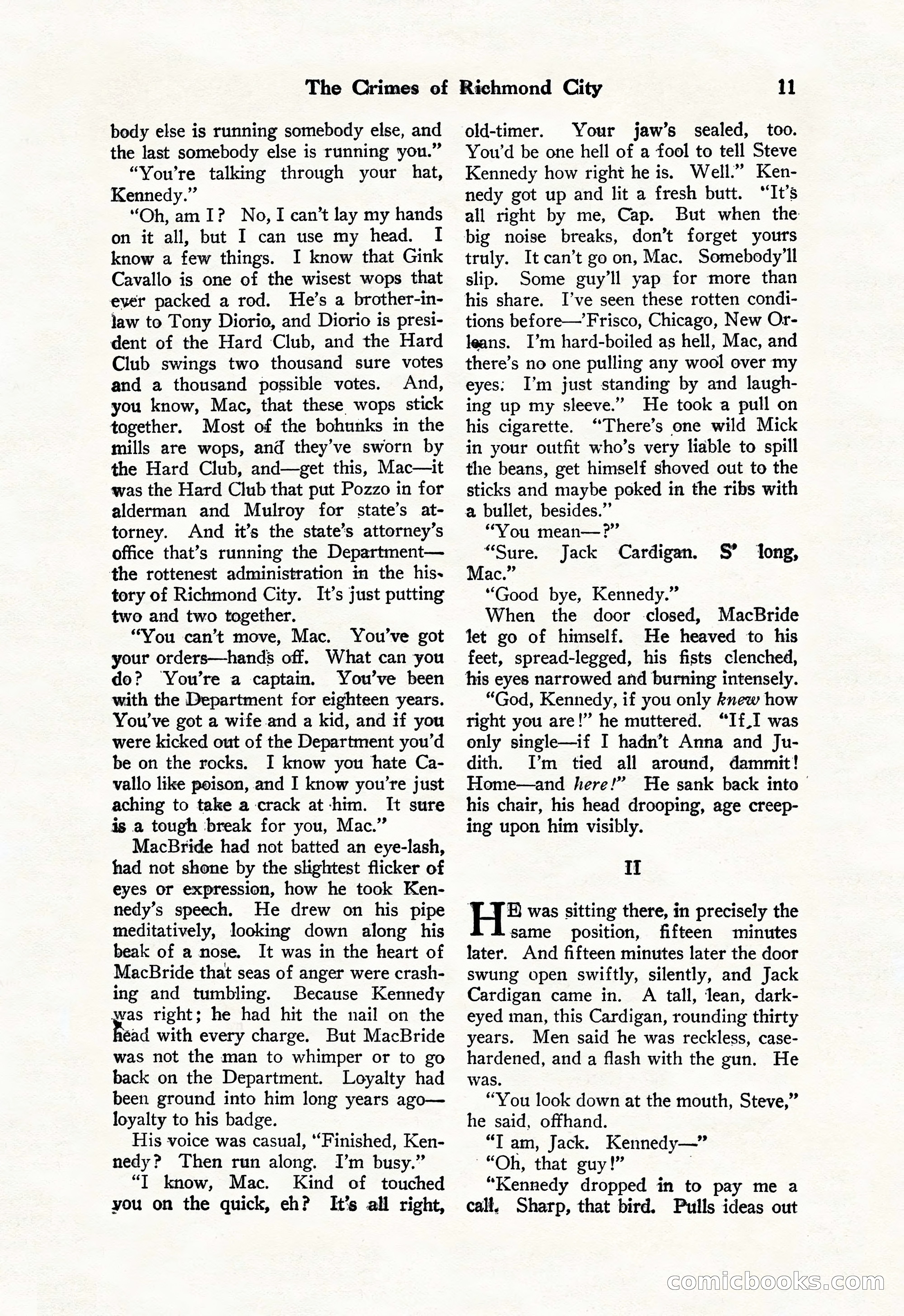 Black Mask, Vol. 11 No. 7 — page 13 of 148