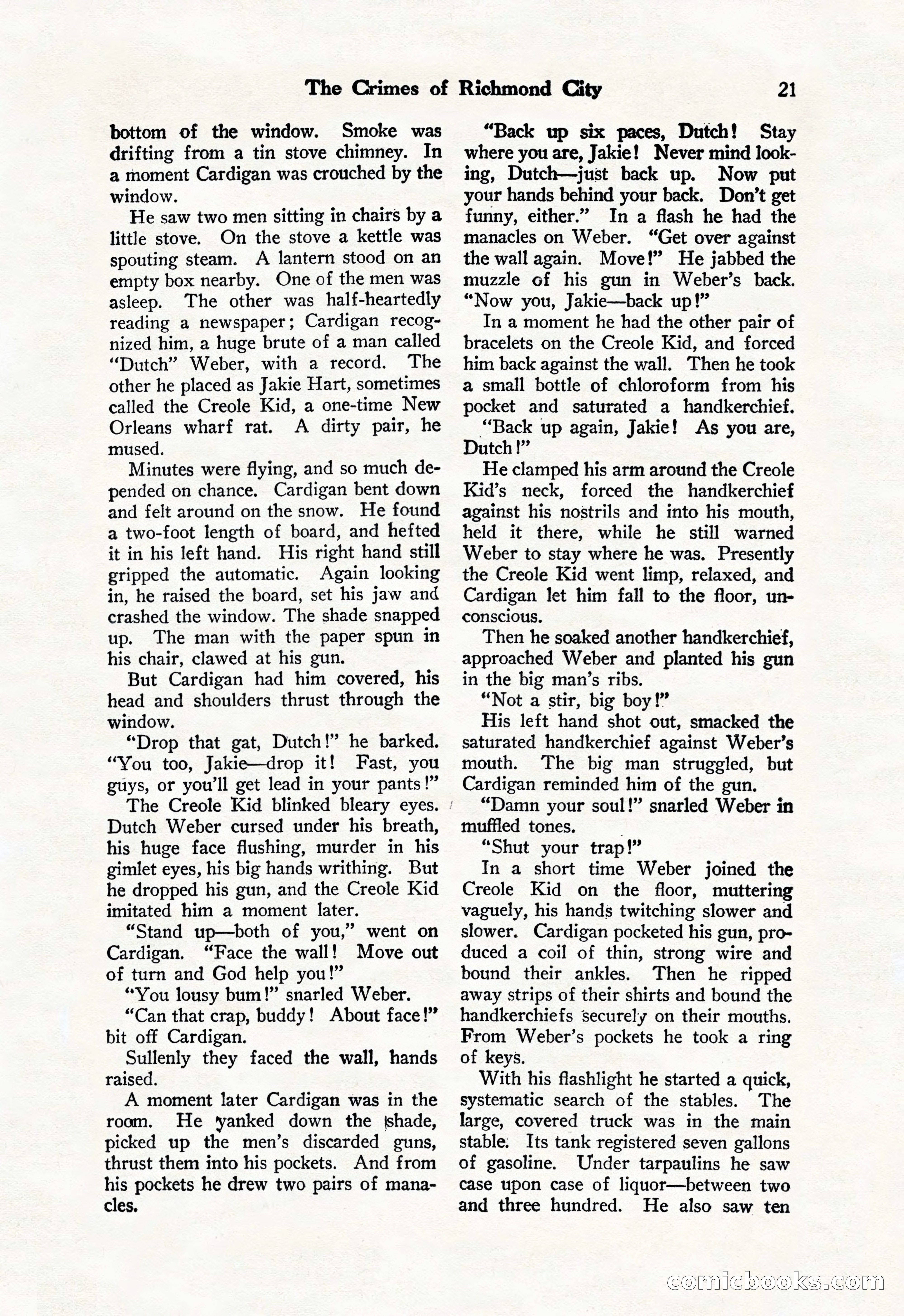 Black Mask, Vol. 11 No. 7 — page 23 of 148