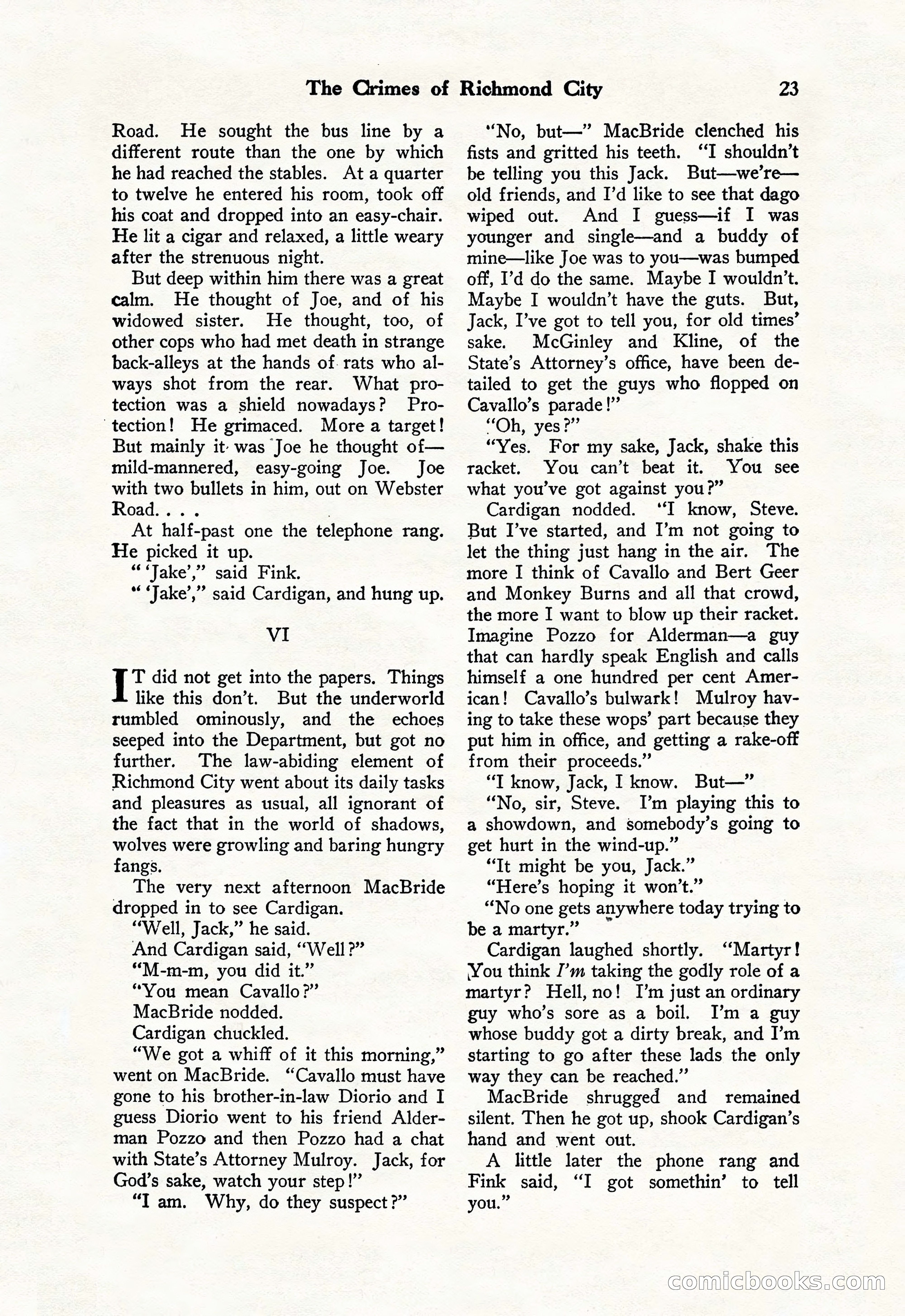 Black Mask, Vol. 11 No. 7 — page 25 of 148