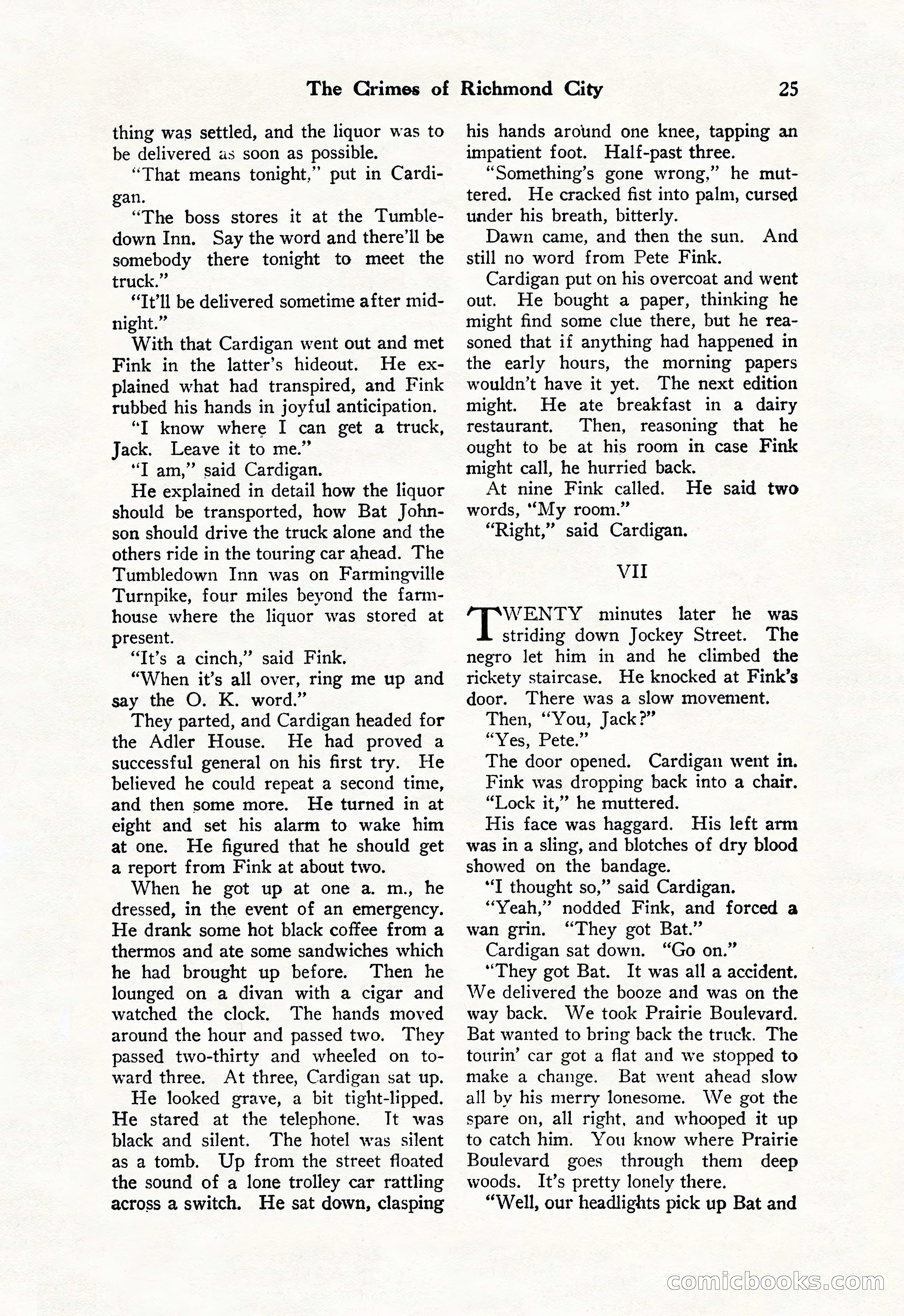 Black Mask, Vol. 11 No. 7 — page 27 of 148