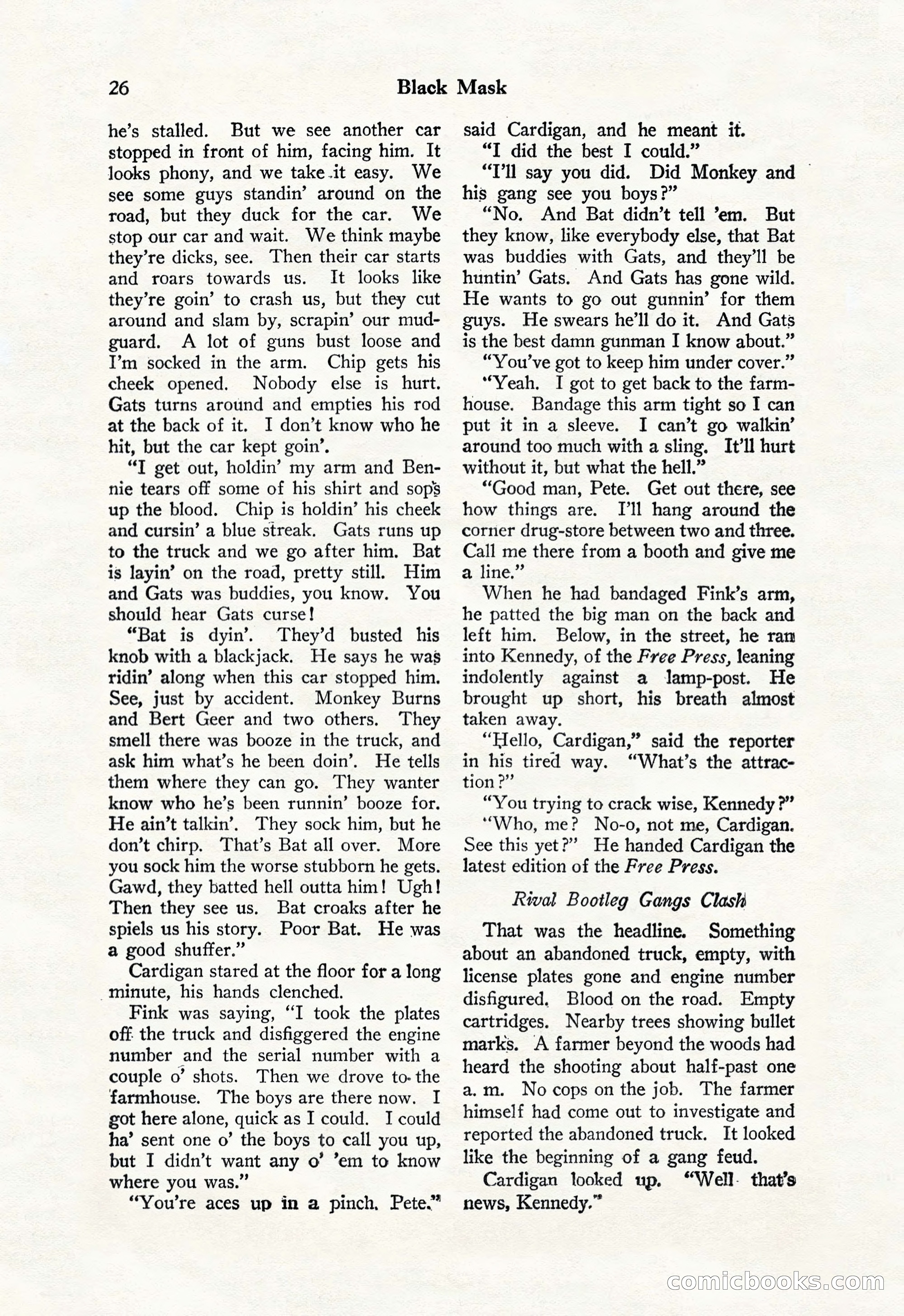 Black Mask, Vol. 11 No. 7 — page 28 of 148