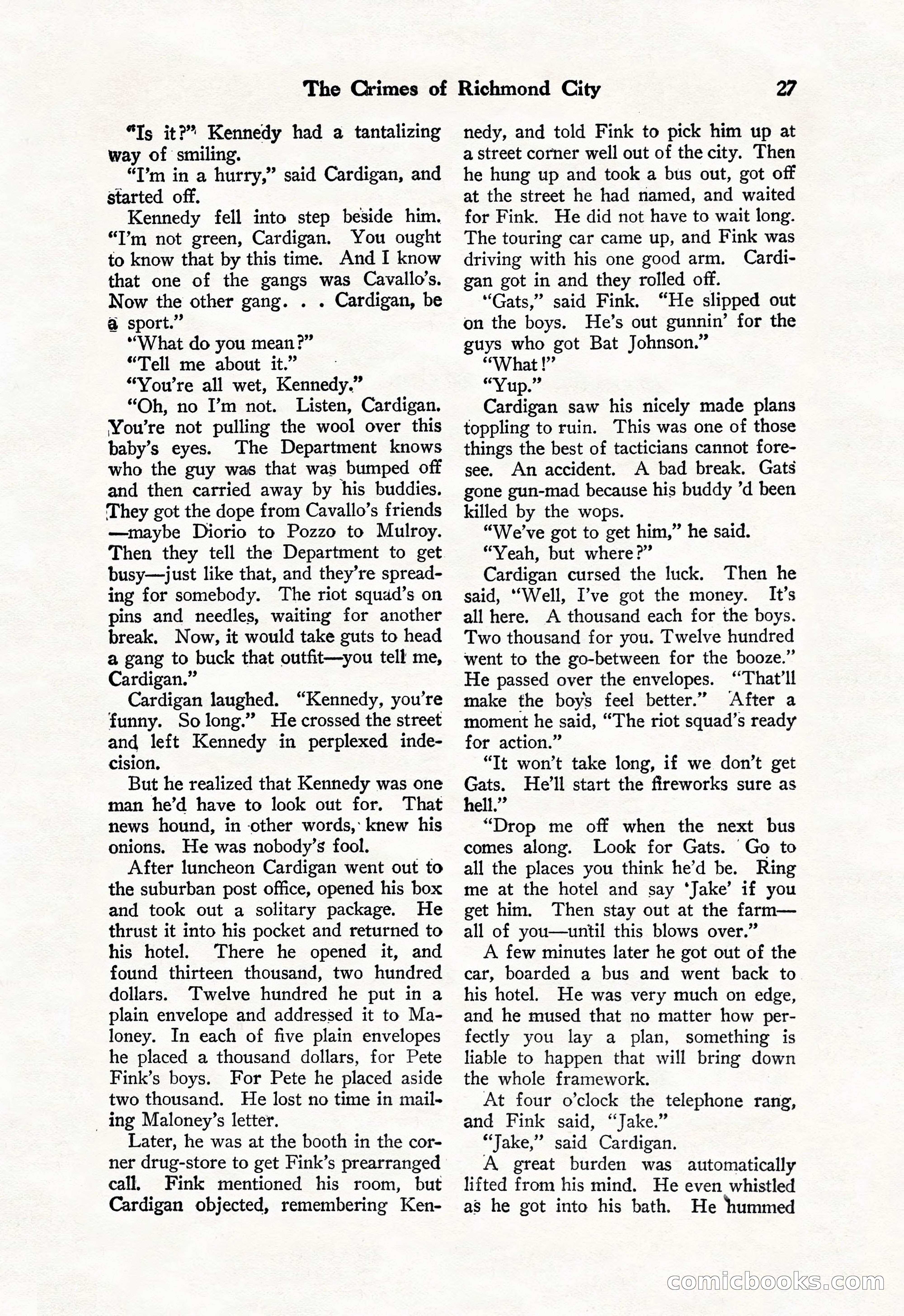 Black Mask, Vol. 11 No. 7 — page 29 of 148