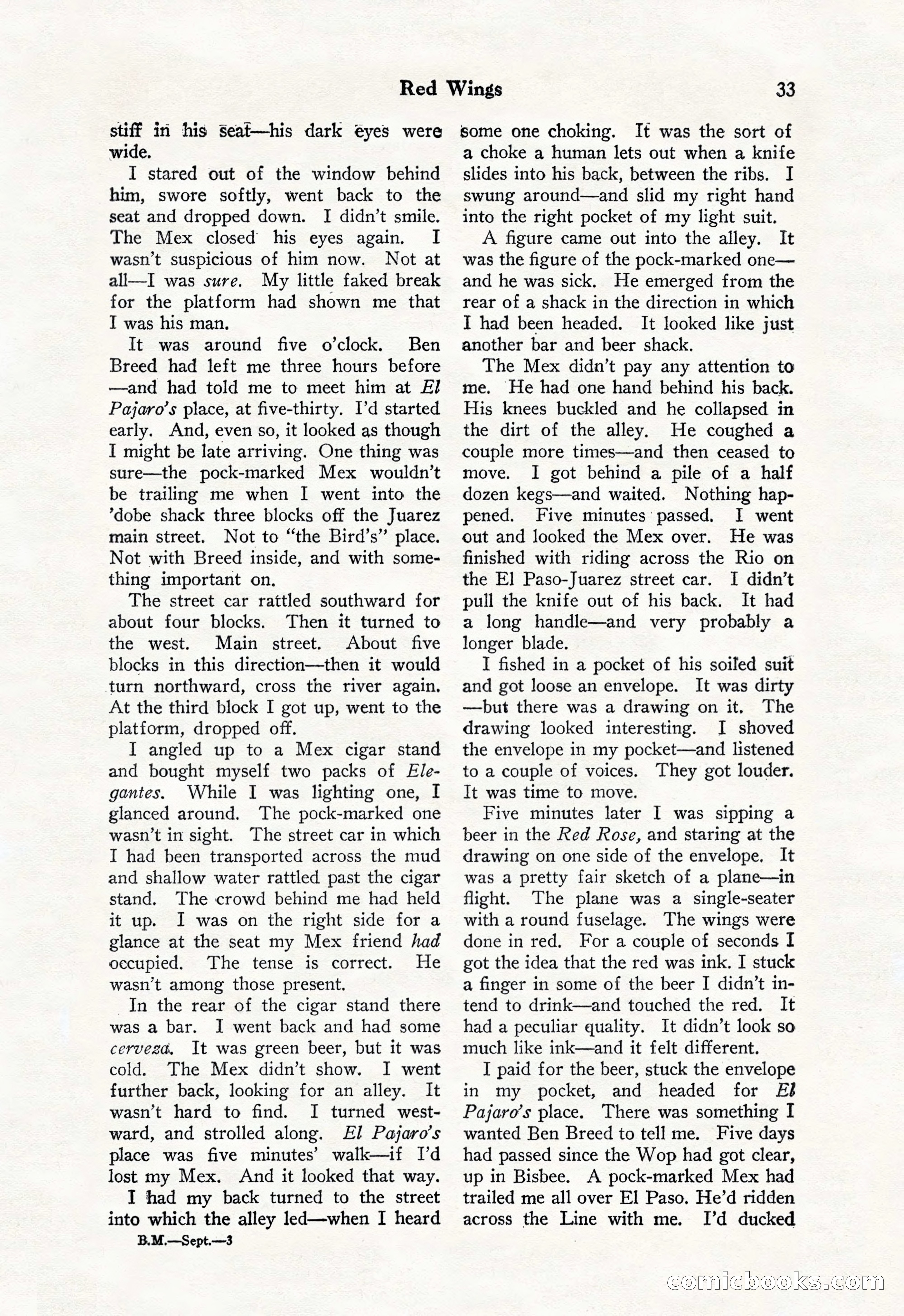 Black Mask, Vol. 11 No. 7 — page 35 of 148