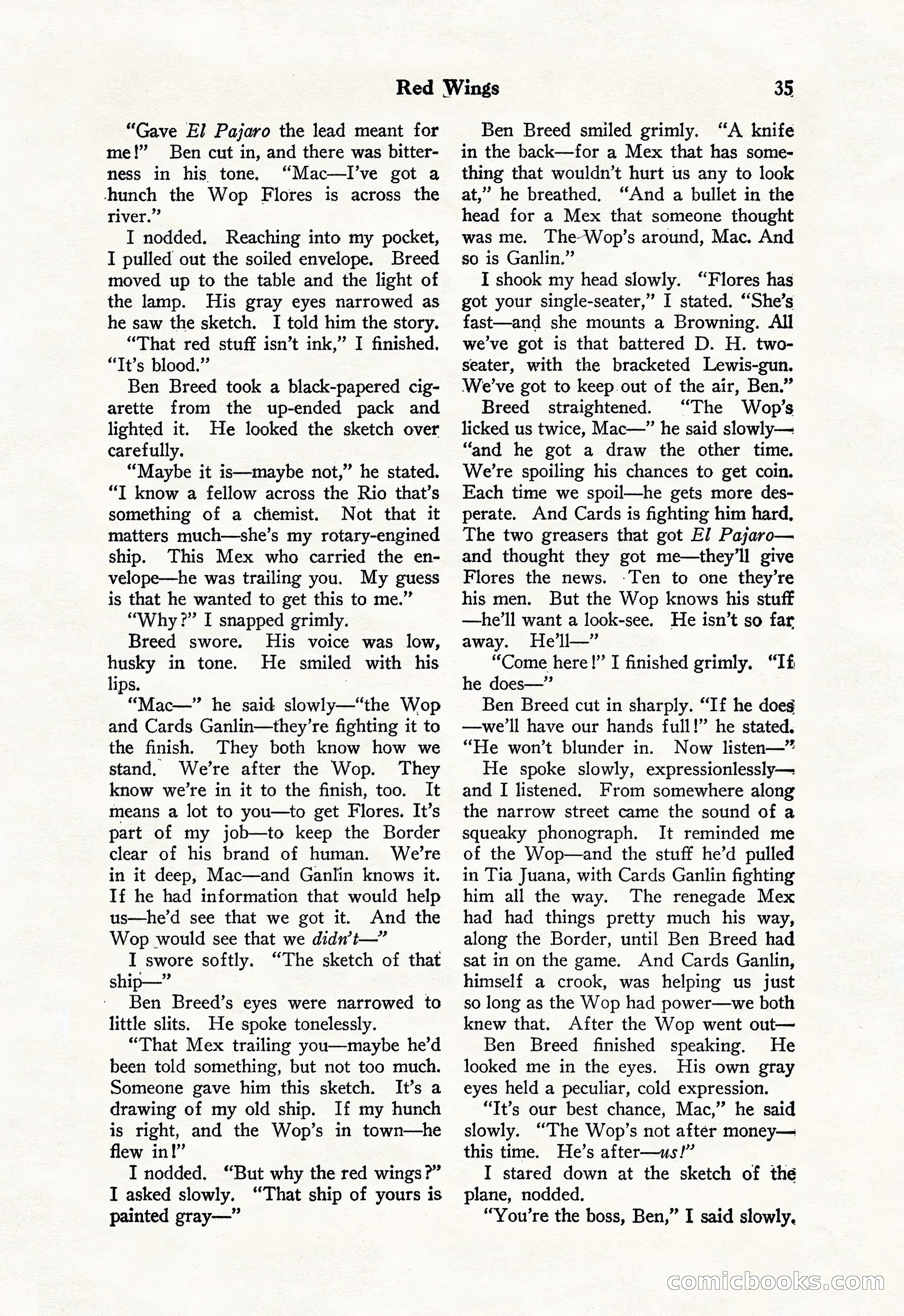 Black Mask, Vol. 11 No. 7 — page 37 of 148