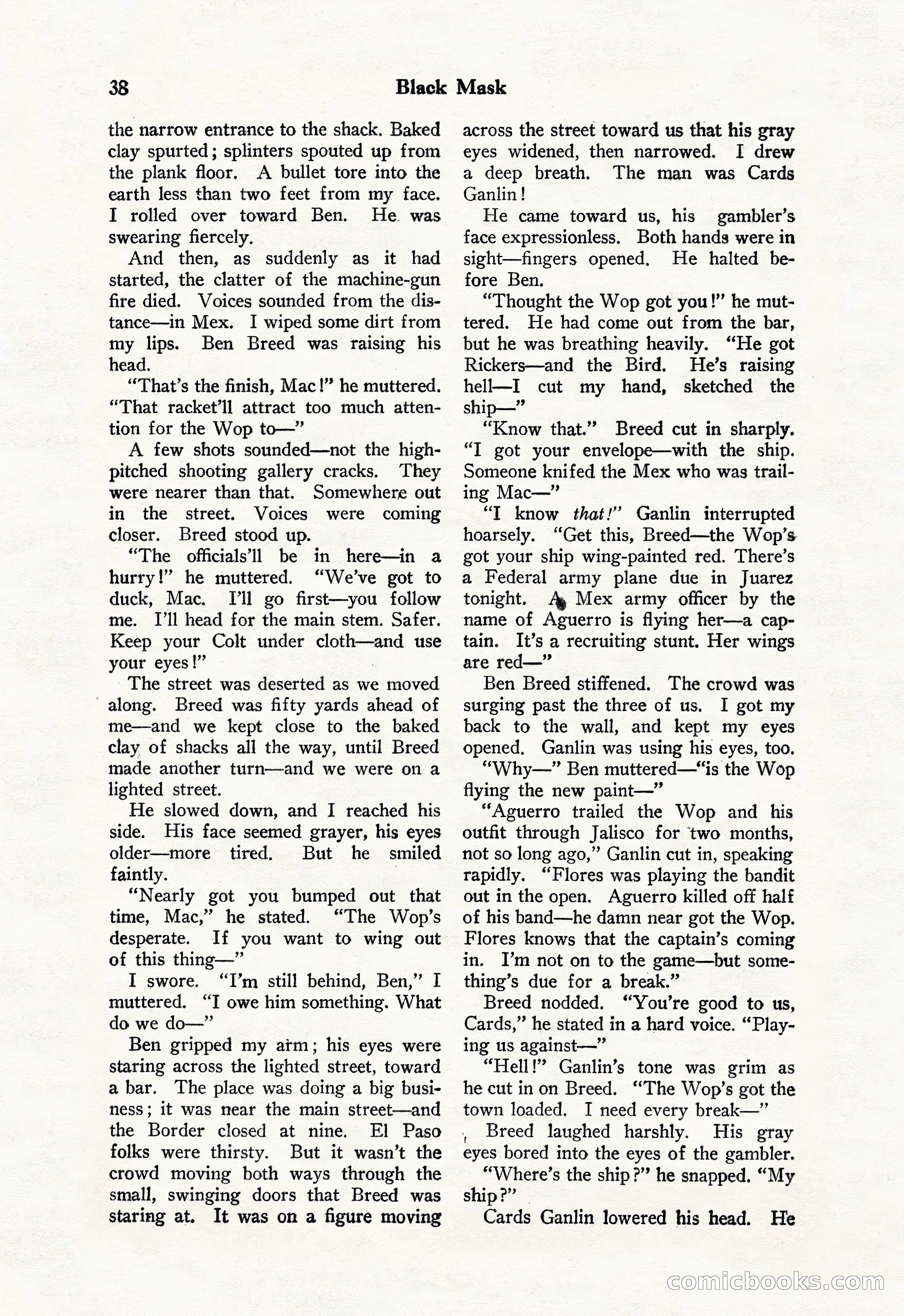 Black Mask, Vol. 11 No. 7 — page 40 of 148