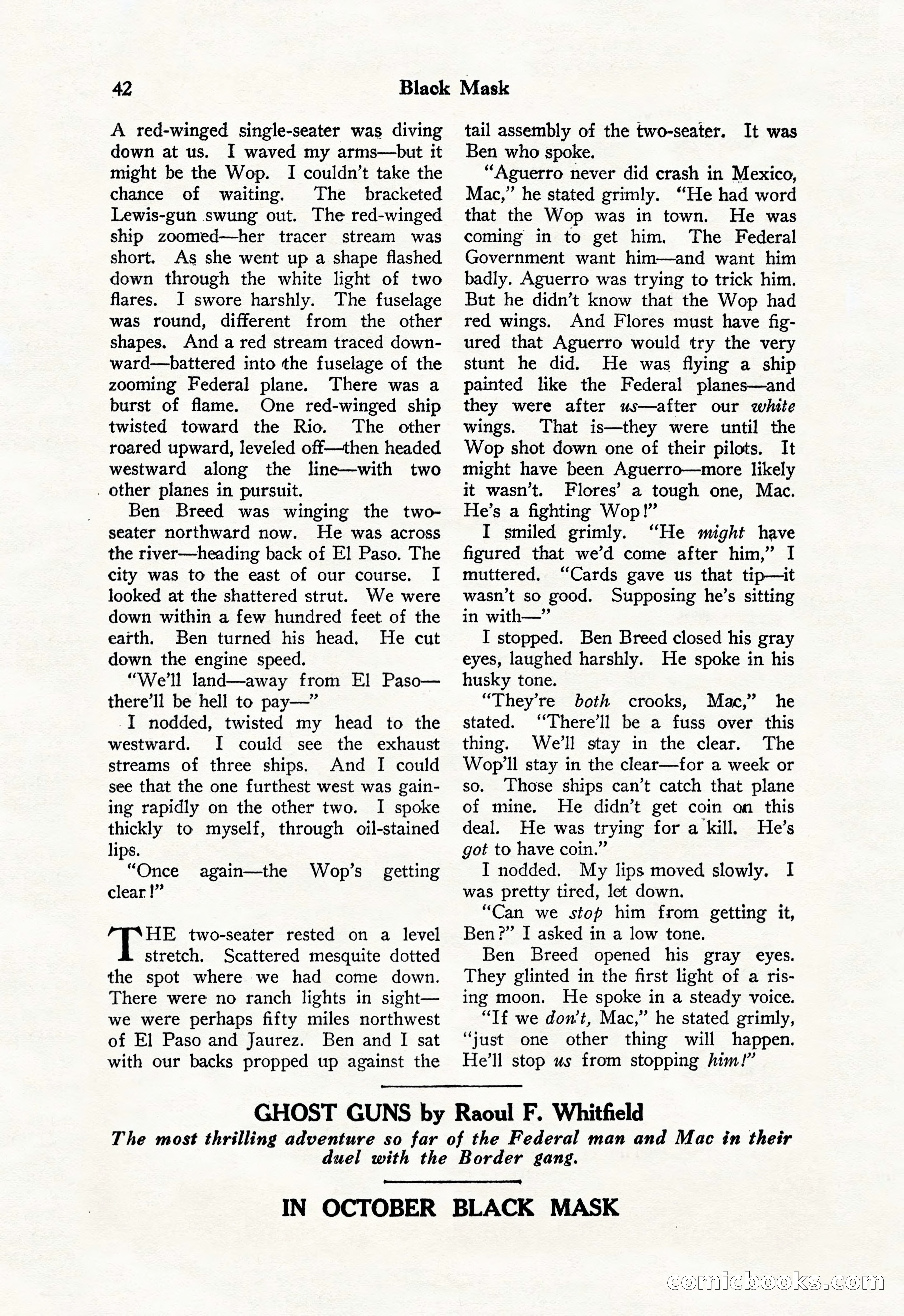 Black Mask, Vol. 11 No. 7 — page 44 of 148