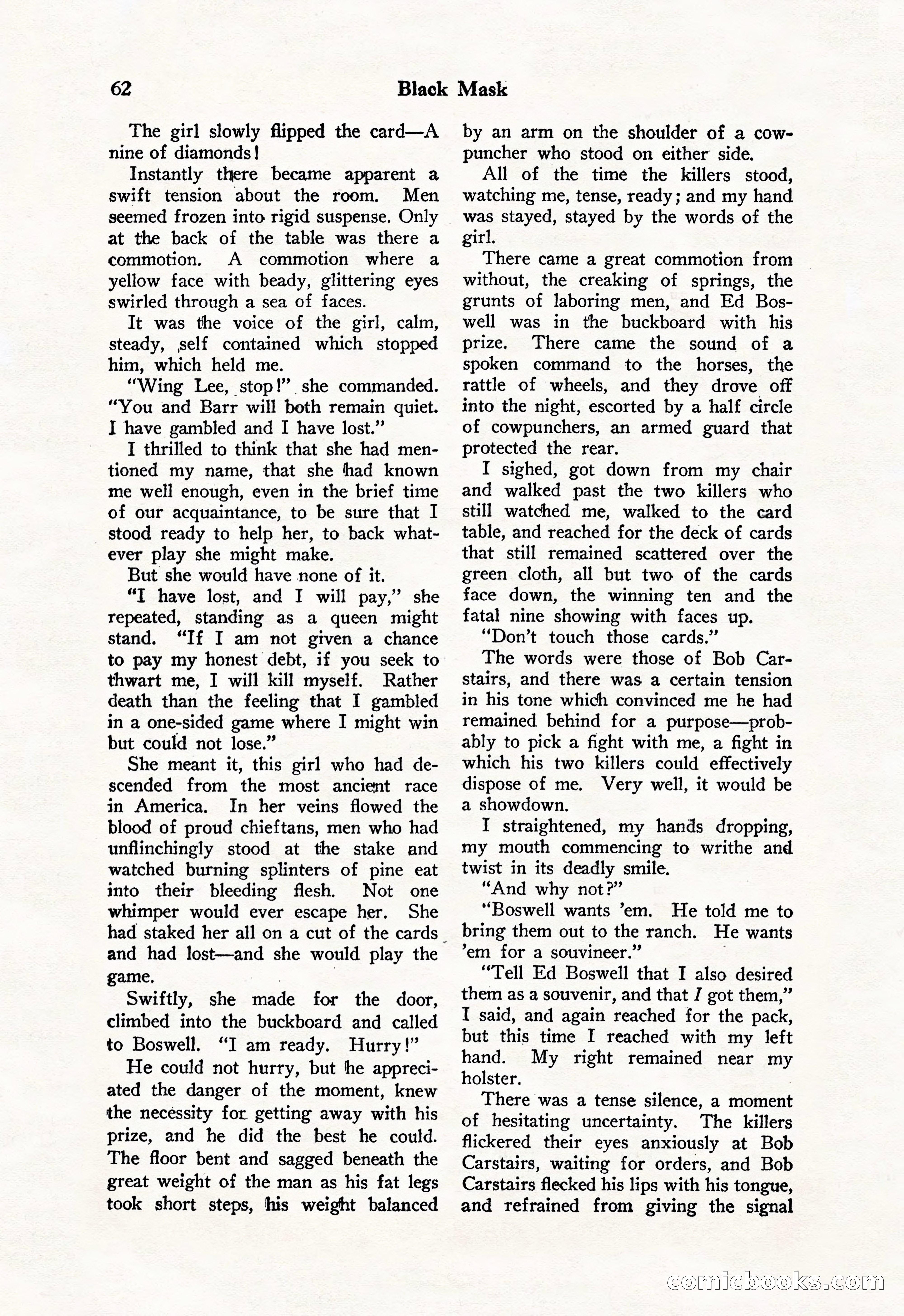 Black Mask, Vol. 11 No. 7 — page 64 of 148