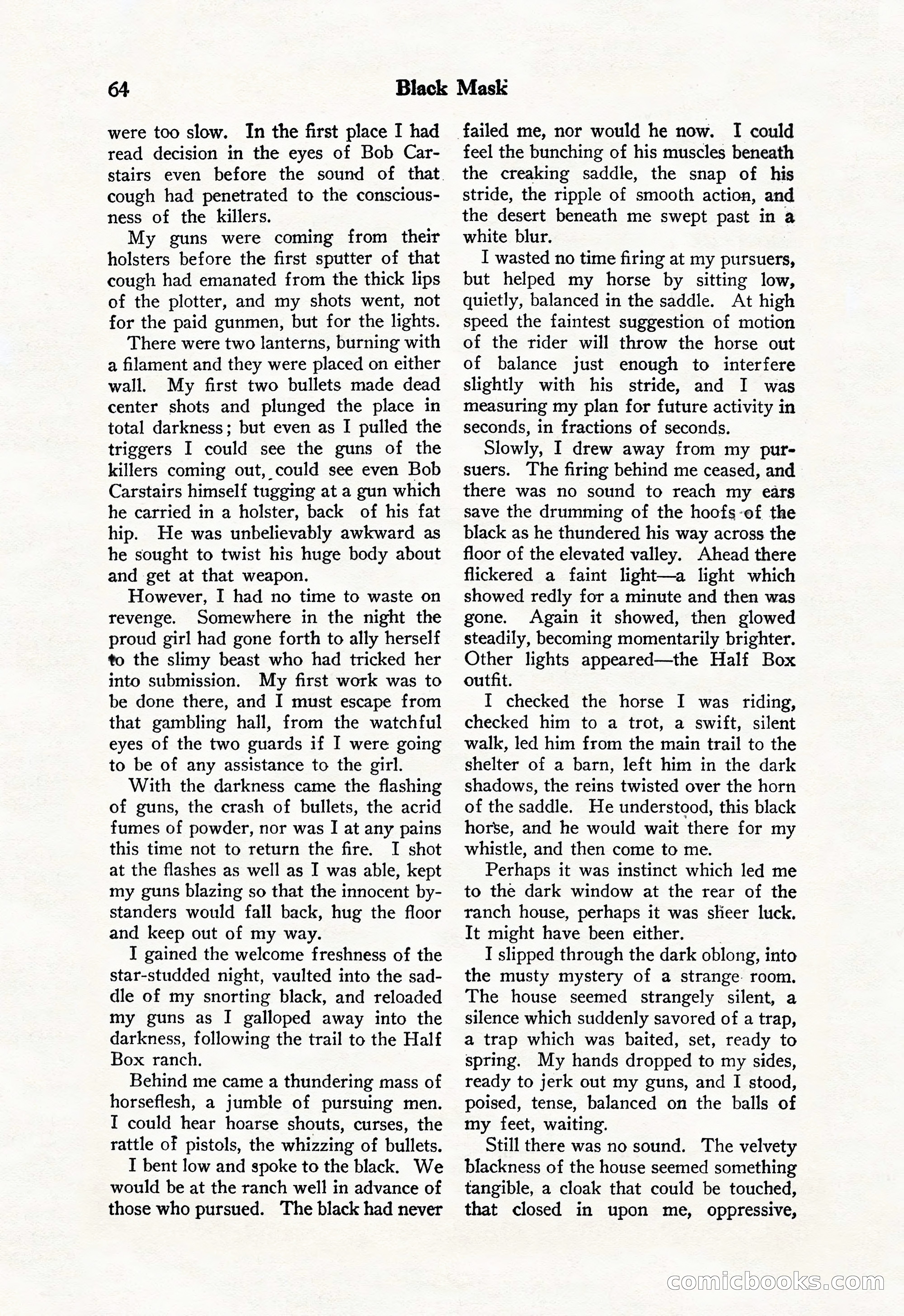 Black Mask, Vol. 11 No. 7 — page 66 of 148