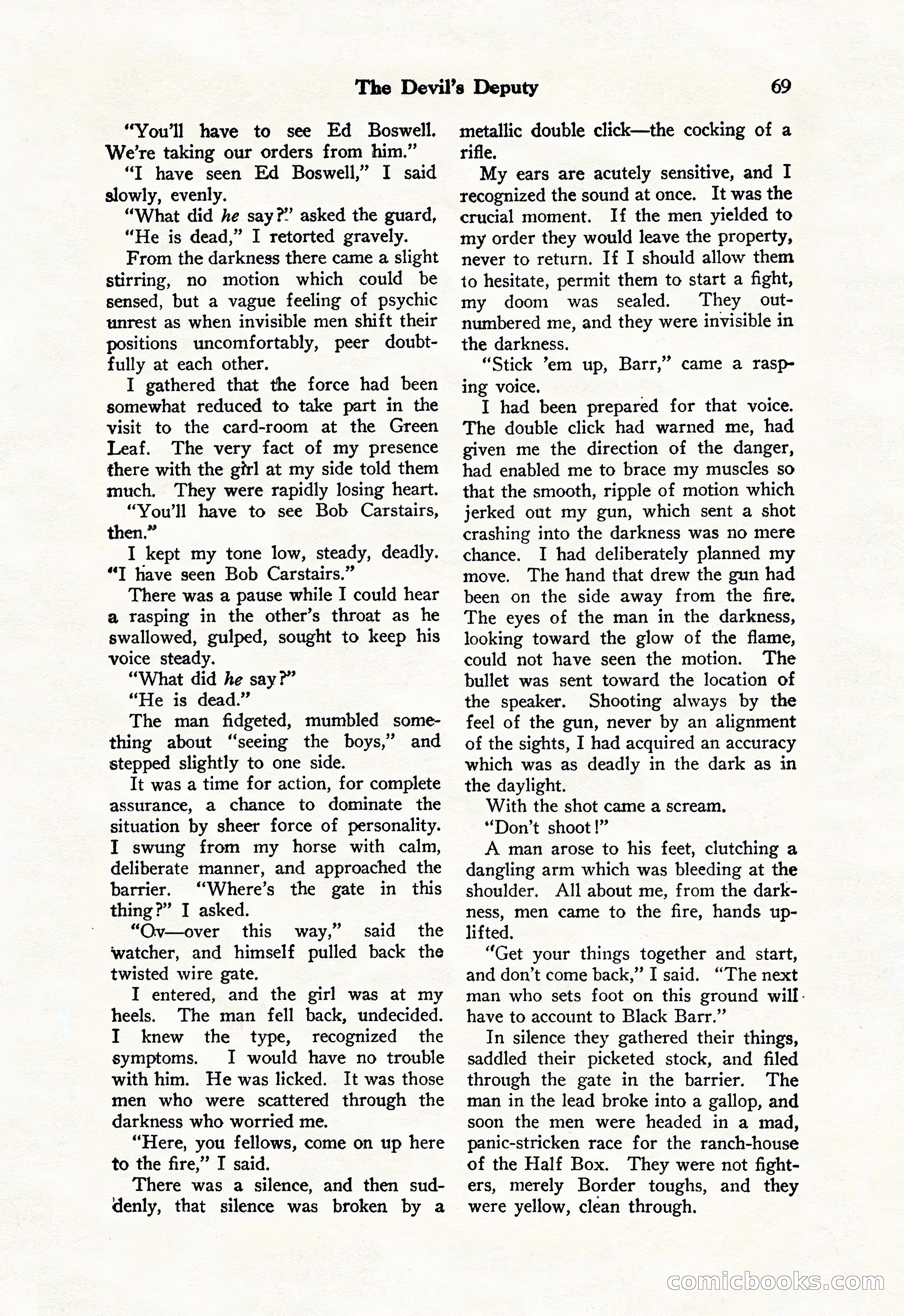 Black Mask, Vol. 11 No. 7 — page 71 of 148