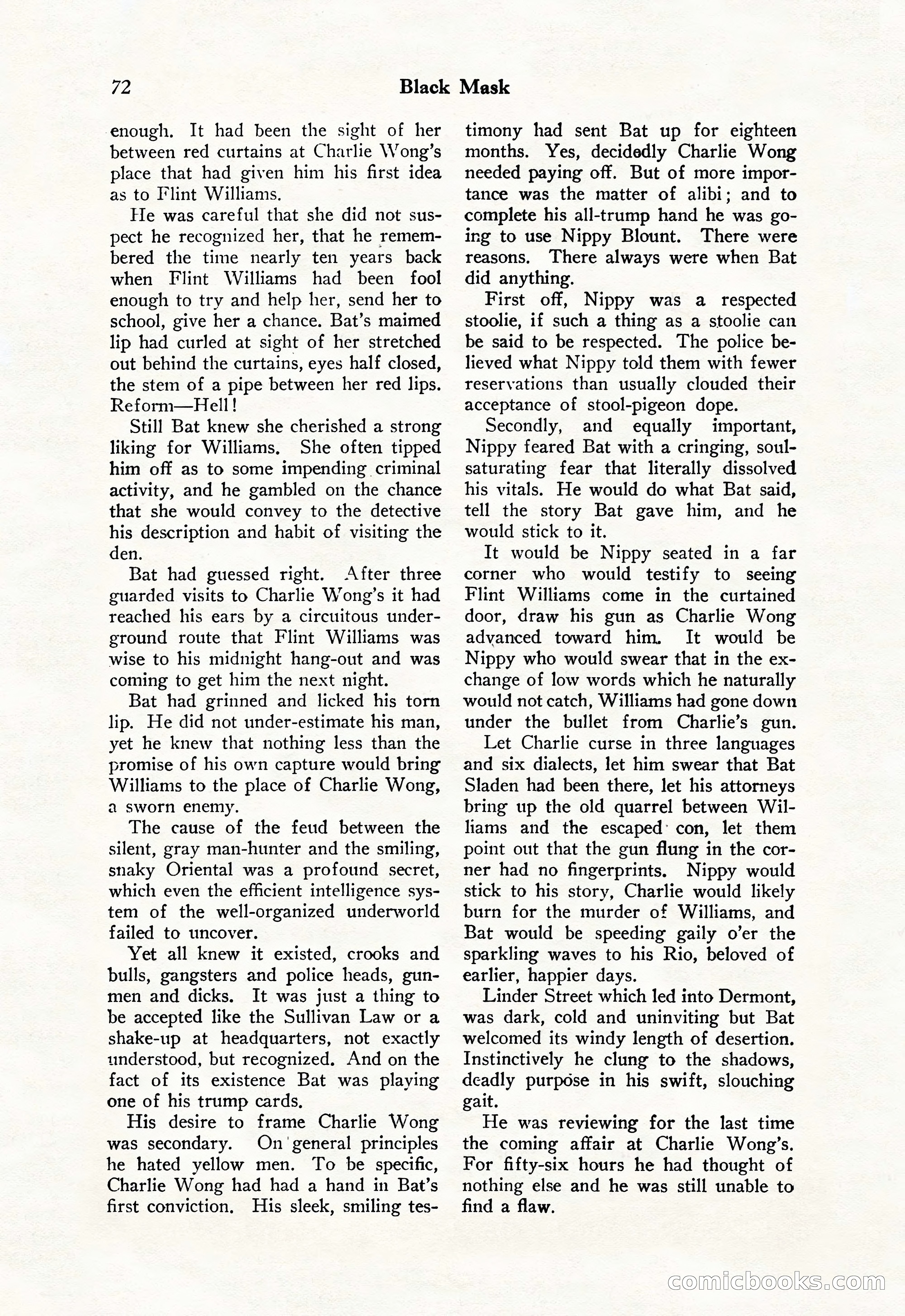 Black Mask, Vol. 11 No. 7 — page 74 of 148