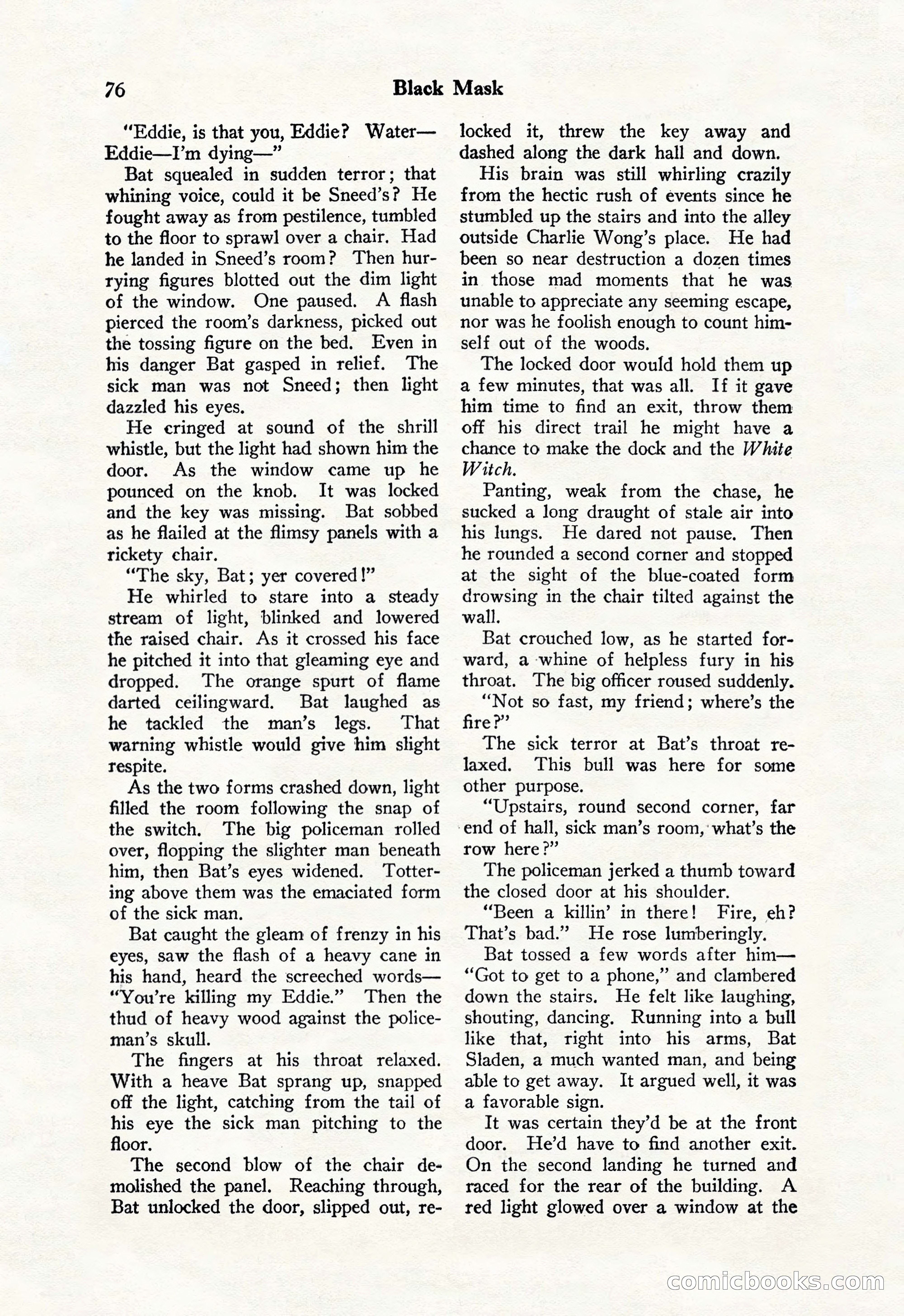 Black Mask, Vol. 11 No. 7 — page 78 of 148