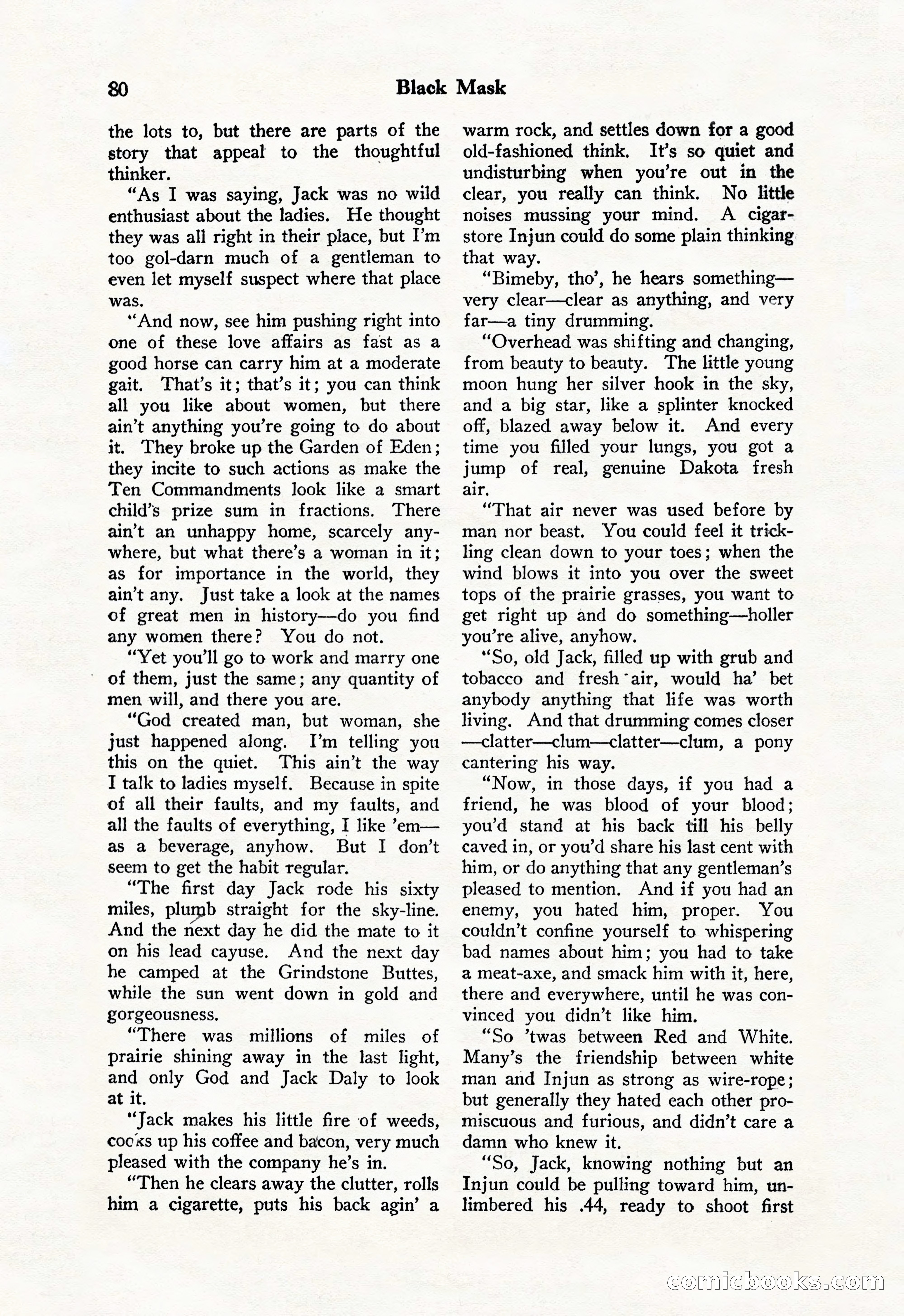 Black Mask, Vol. 11 No. 7 — page 82 of 148