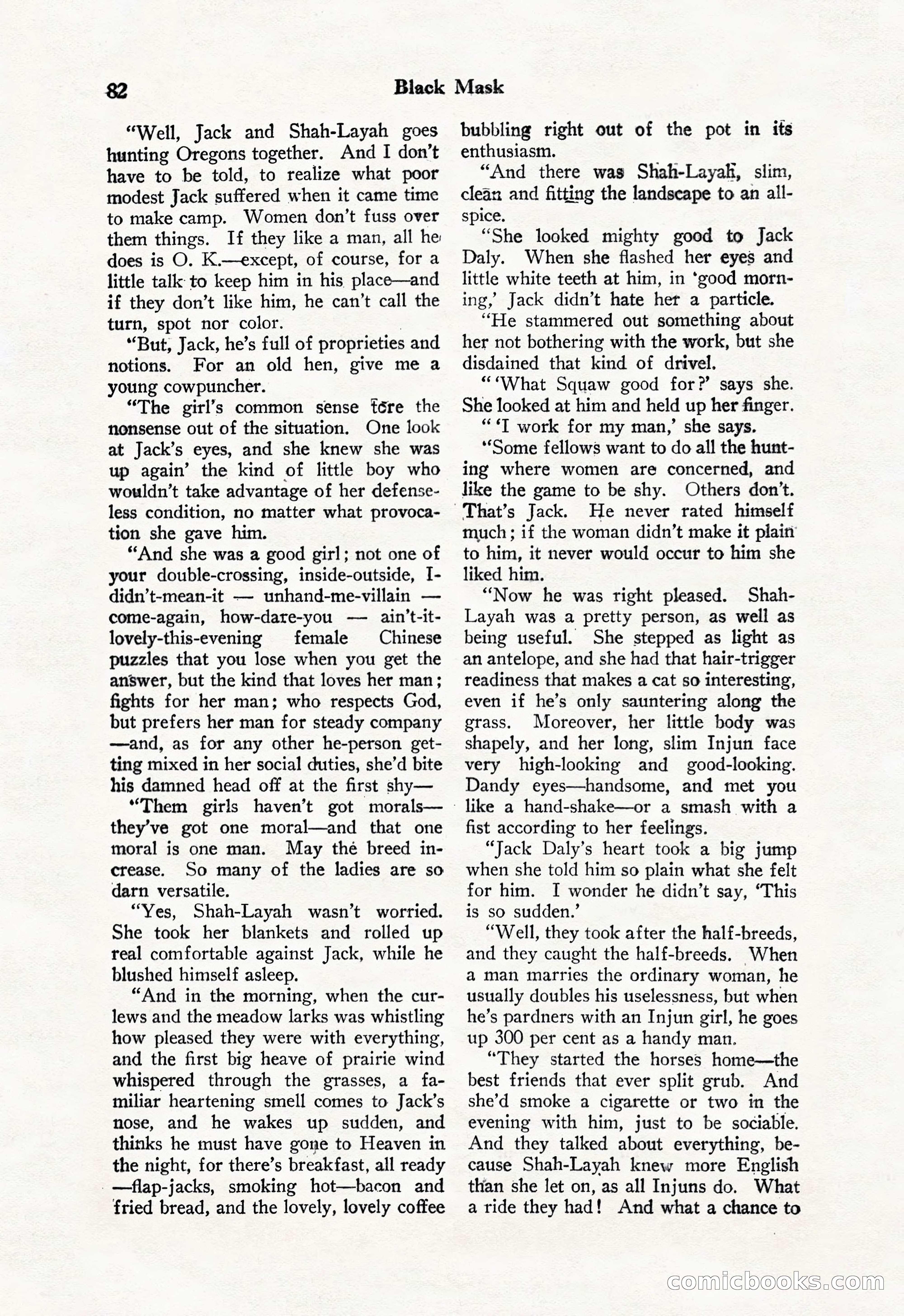 Black Mask, Vol. 11 No. 7 — page 84 of 148