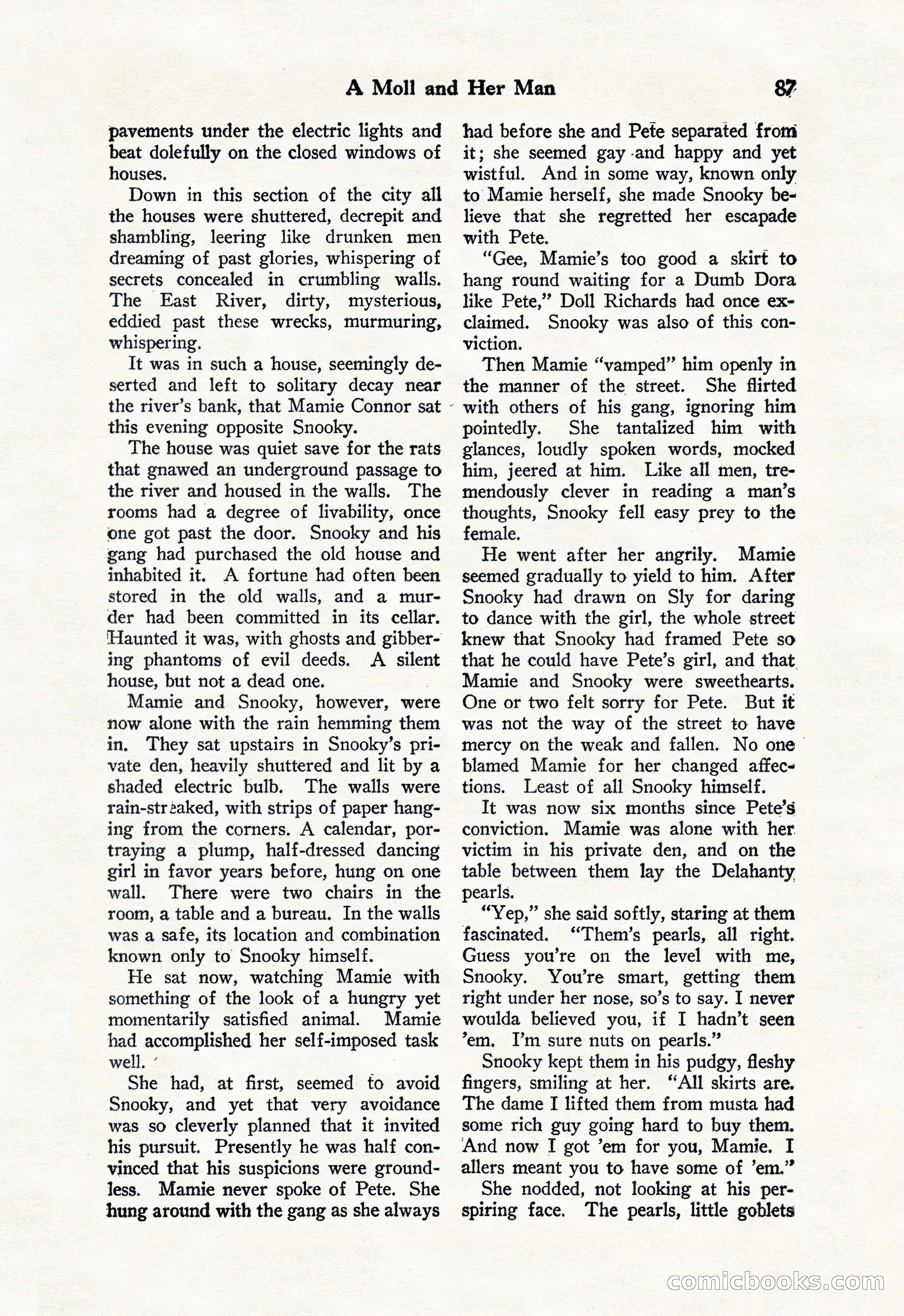 Black Mask, Vol. 11 No. 7 — page 89 of 148