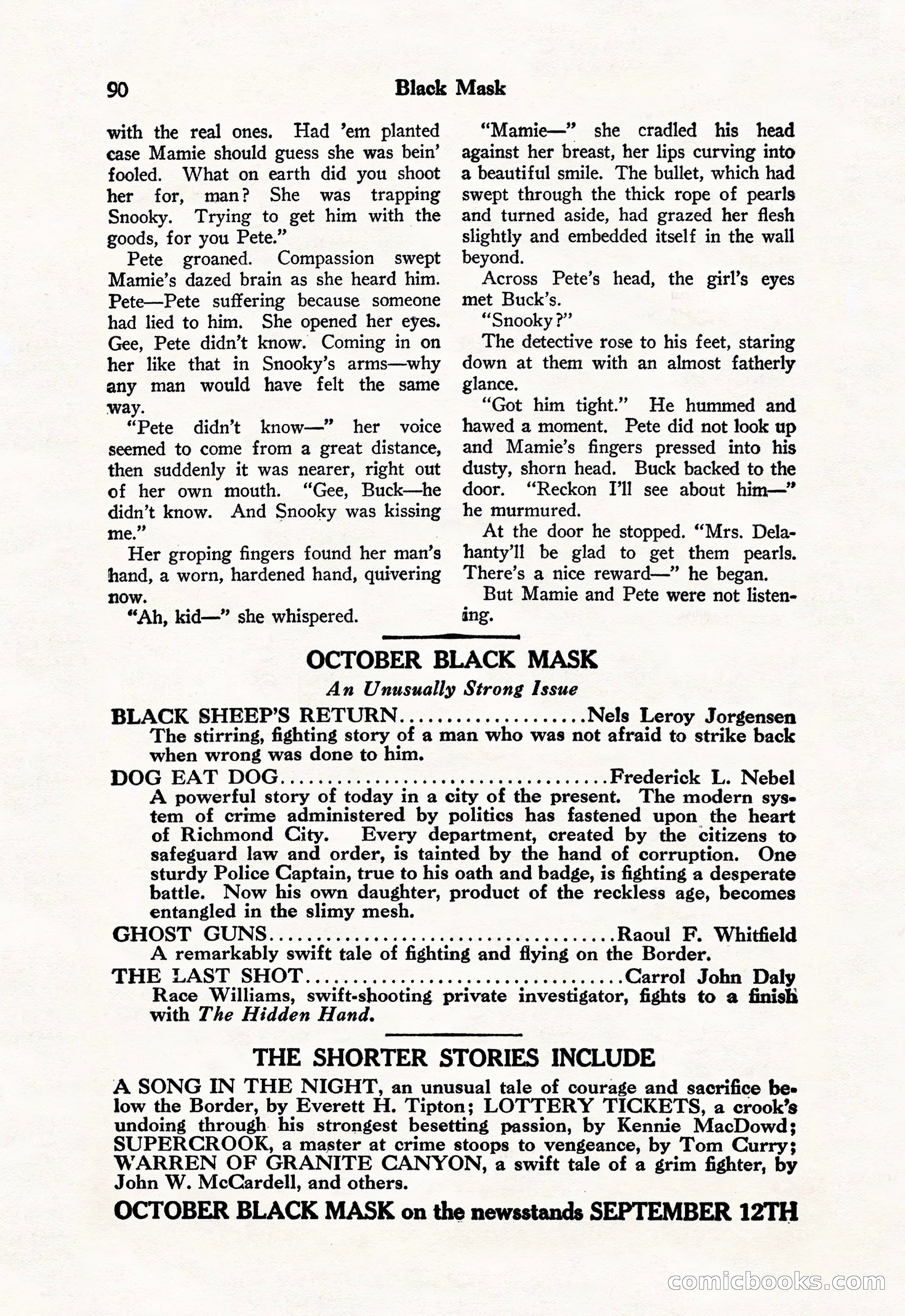 Black Mask, Vol. 11 No. 7 — page 92 of 148